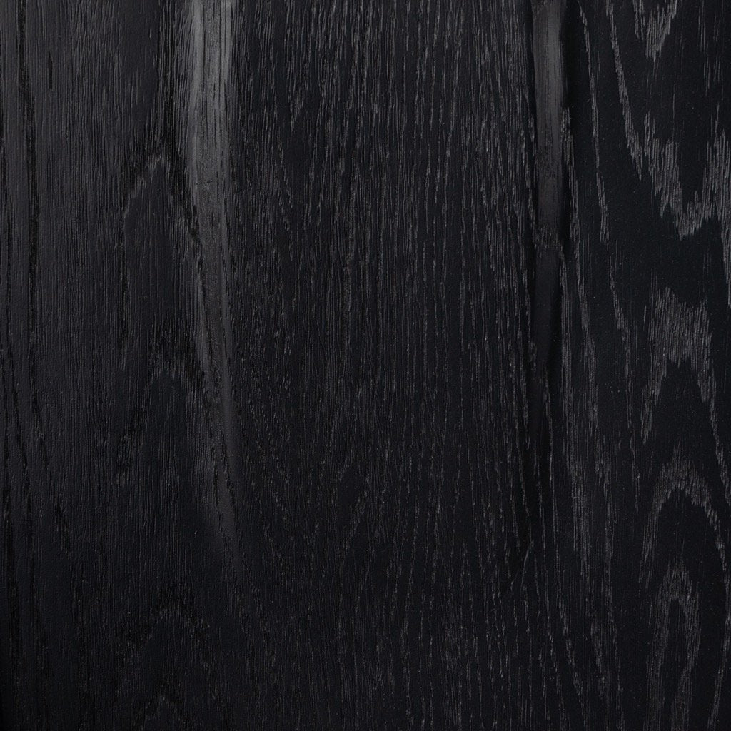 Gregory Dining Chair - Black Oak Finish - Modern Wooden Chair for Kitchen, Dining Room & Office - Comfortable & Stylish Seating Solution