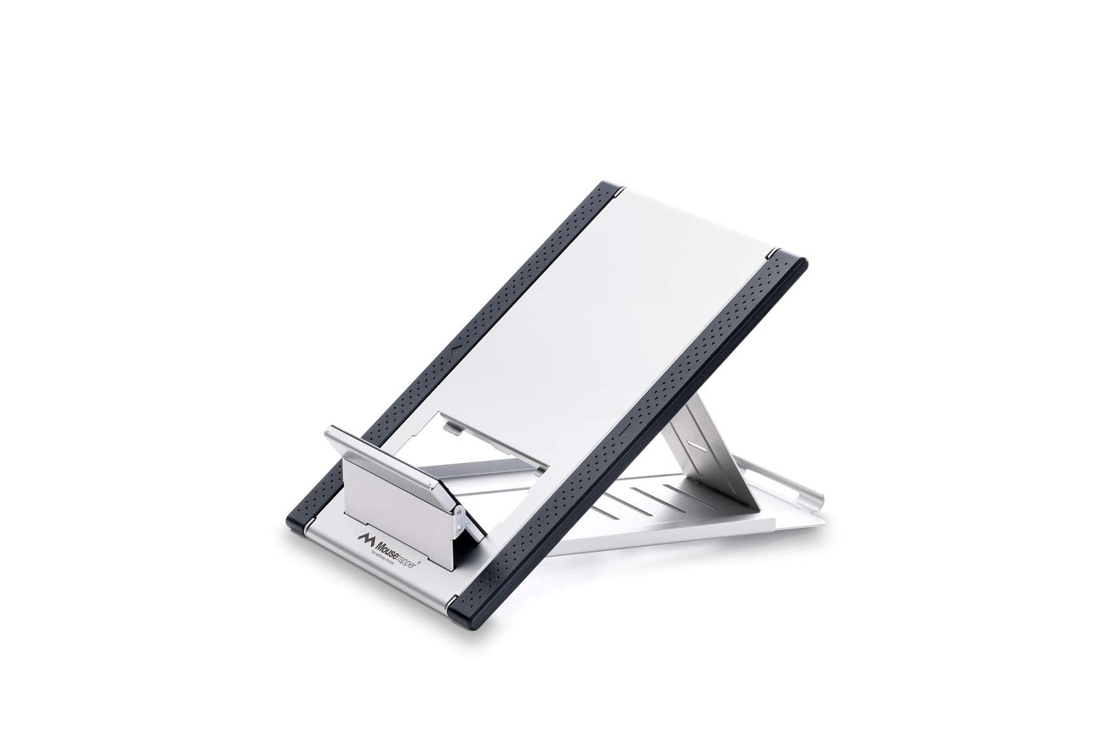 Ergonomic Slim Portable Laptop Stand for MacBook & Tablet - Adjustable Height Aluminum Computer Stand for Desk, Home Office, Travel & Coffee Shop Use