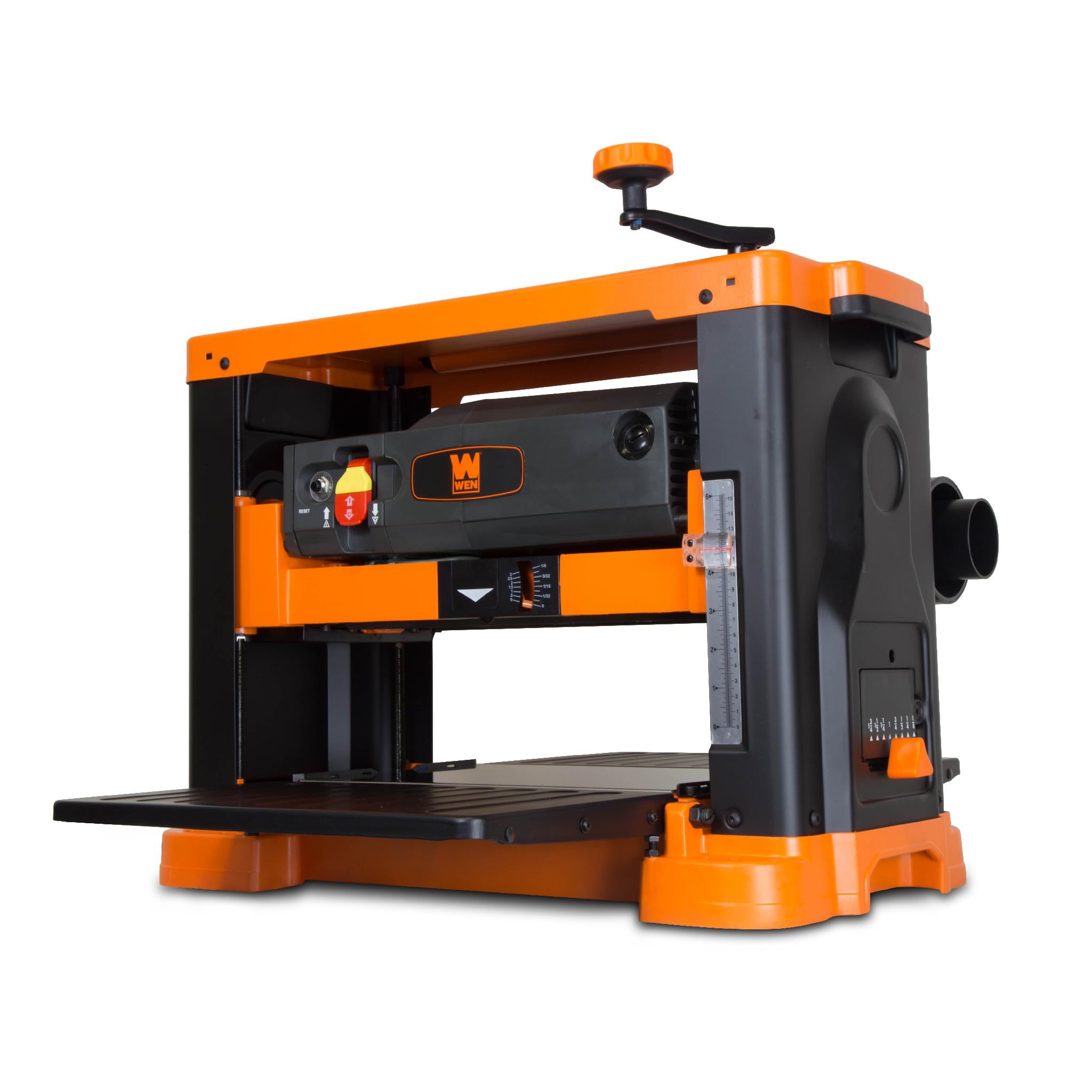 WEN PL1326 15 Amp 13 Inch Spiral Benchtop Thickness Planer - Professional Woodworking Tool for Smoothing and Finishing Lumber - Perfect for DIY Projects, Carpentry, and Home Renovation