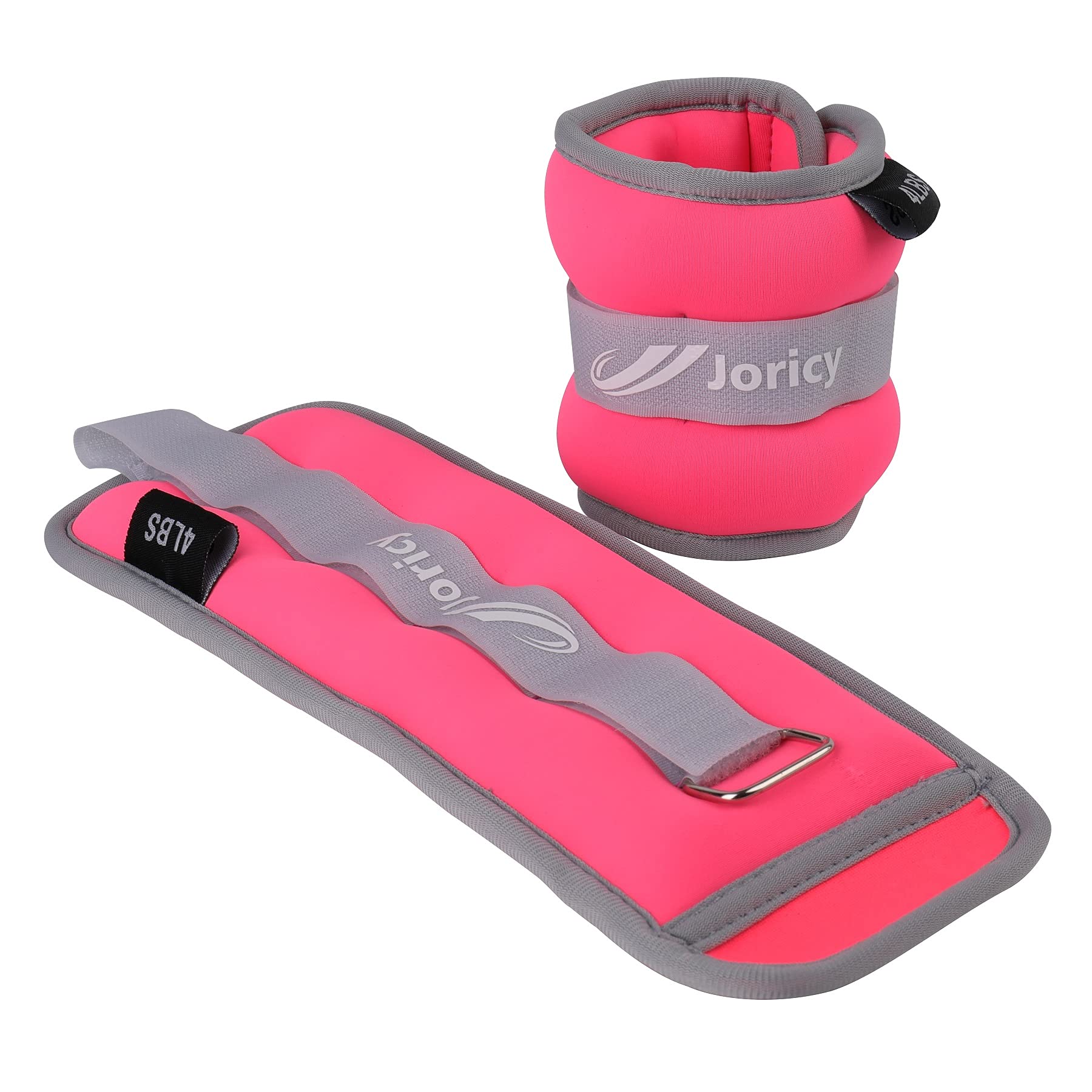 JORICY Adjustable Ankle & Wrist Weights for Women, Men & Kids - 1 Pair Strength Training Weights for Jogging, Running, Walking, Gym Workouts - Perfect for Home Fitness, Physical Therapy & Weight Loss Exercises