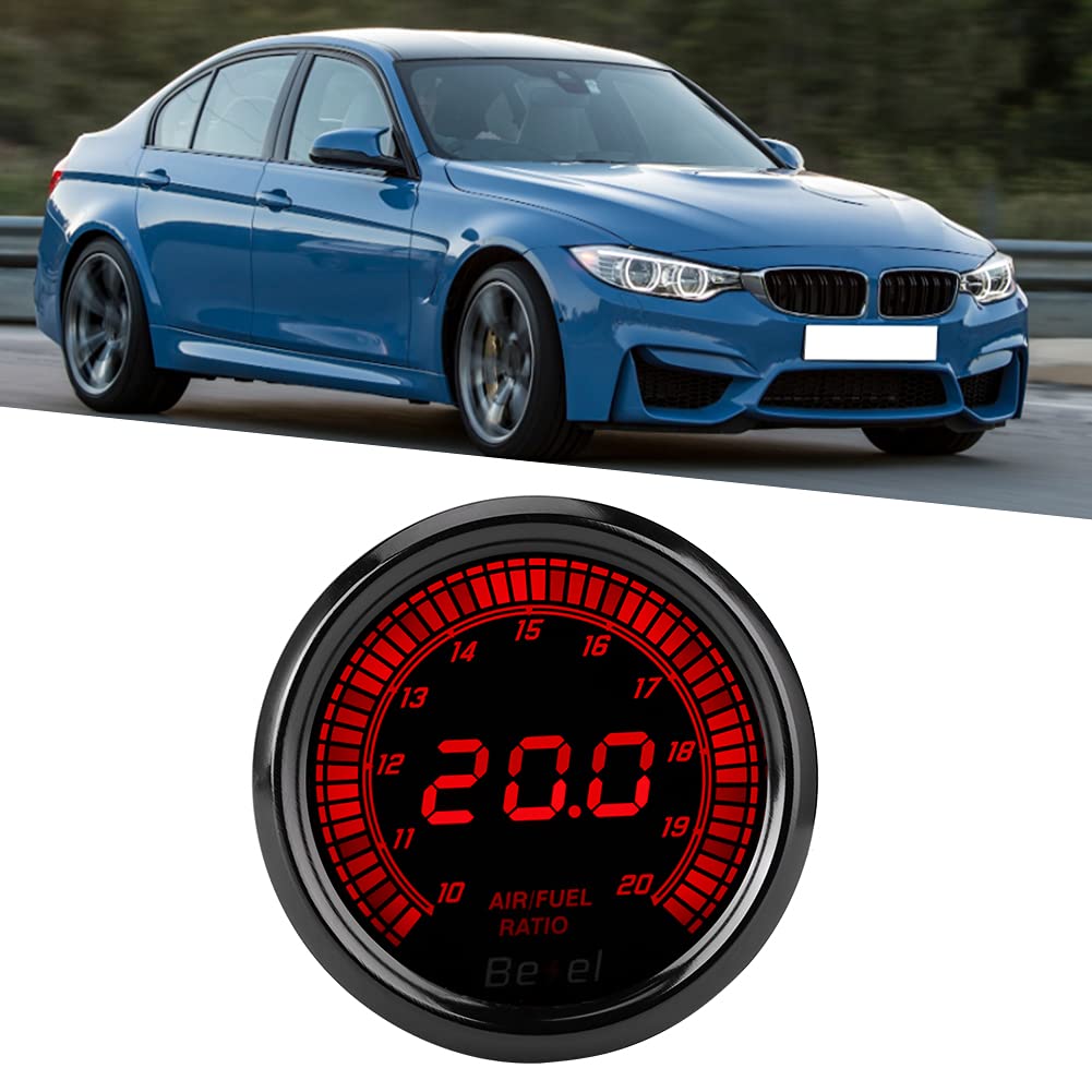 AFR Wideband Air Fuel Ratio Gauge - Digital O2 Sensor Monitor for Car, Truck & Motorcycle Performance Tuning | Racing, Dyno Testing & Engine Diagnostics