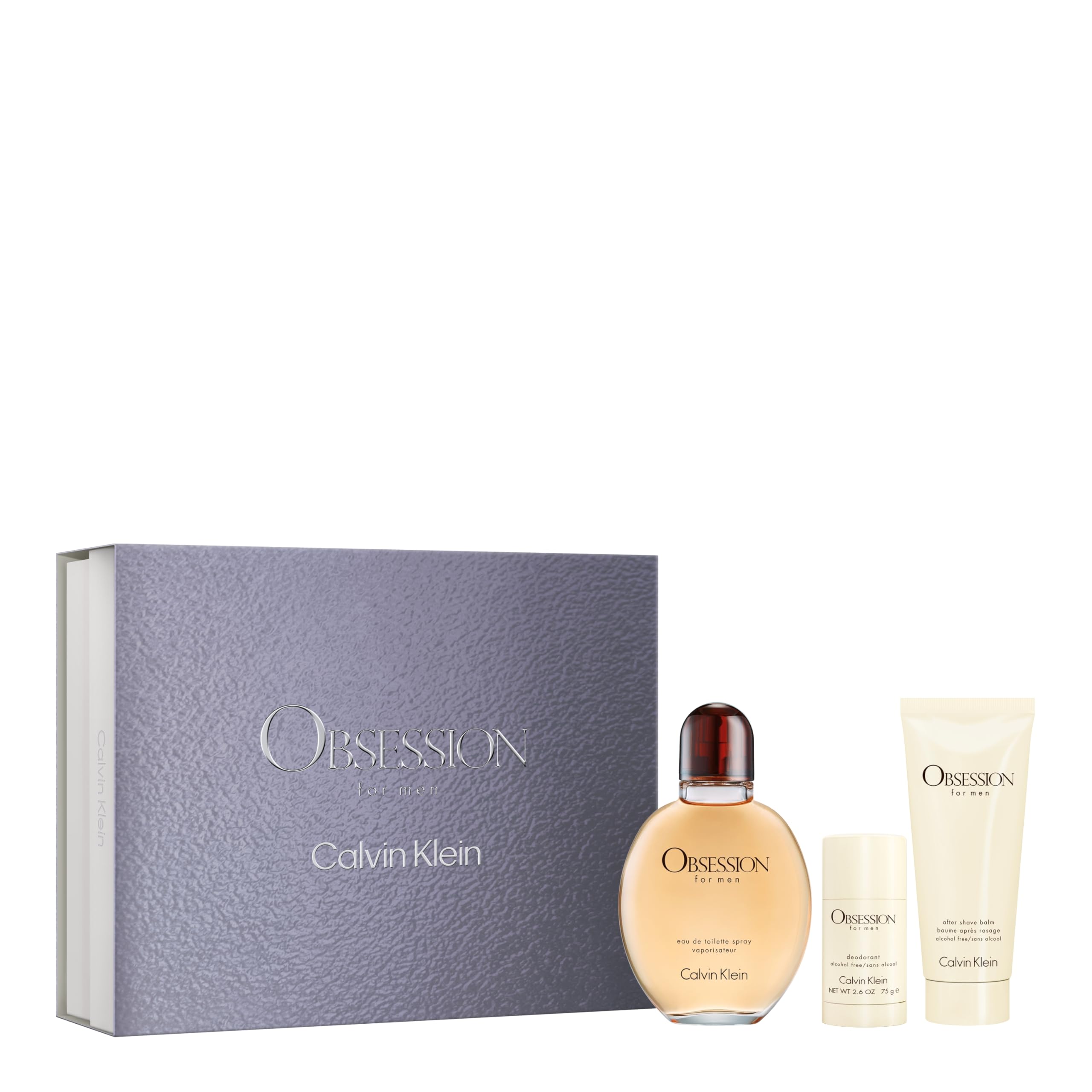 Calvin Klein Obsession for Men Eau de Toilette Spray - Amber Scented Cologne with Bergamot, Mandarin, Lavender & Musk Notes - Long Lasting Fragrance for Day & Night Wear - Perfect for Date Night, Office & Special Occasions