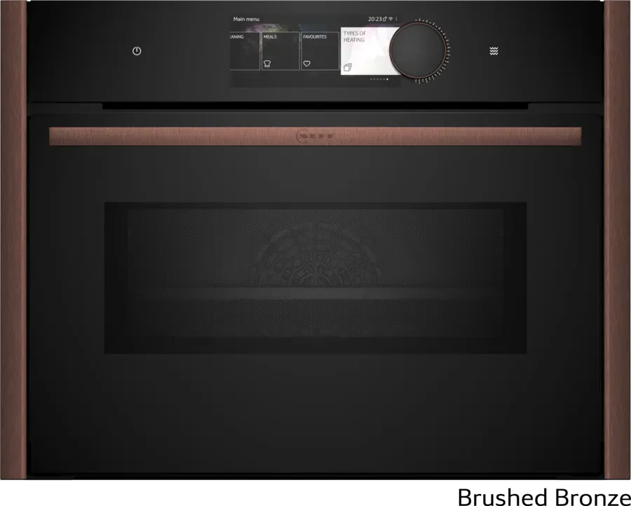 Neff 45cm Built-In Pyrolytic Combi Microwave Oven with Flex Design - N90 Model C29MY7MY0 | Perfect for Modern Kitchens, Baking & Quick Meals