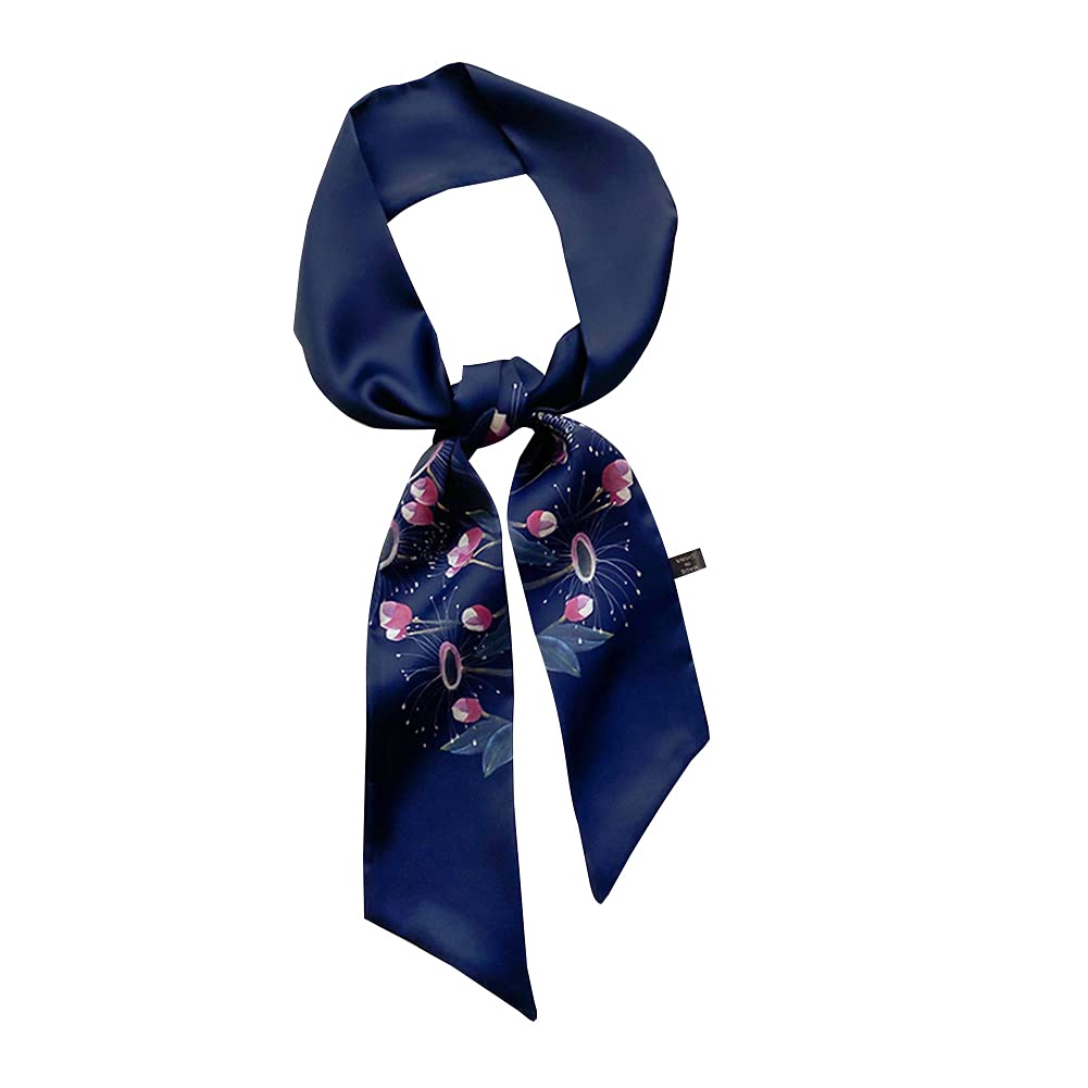 DEOIRC Women's Narrow Handbag Handle Wrap - Colorblock Stripe Ribbon Neckerchief Scarf for Bags, Purse Accessories | Perfect for Handbag Decoration, Gift Wrapping & Fashion Styling