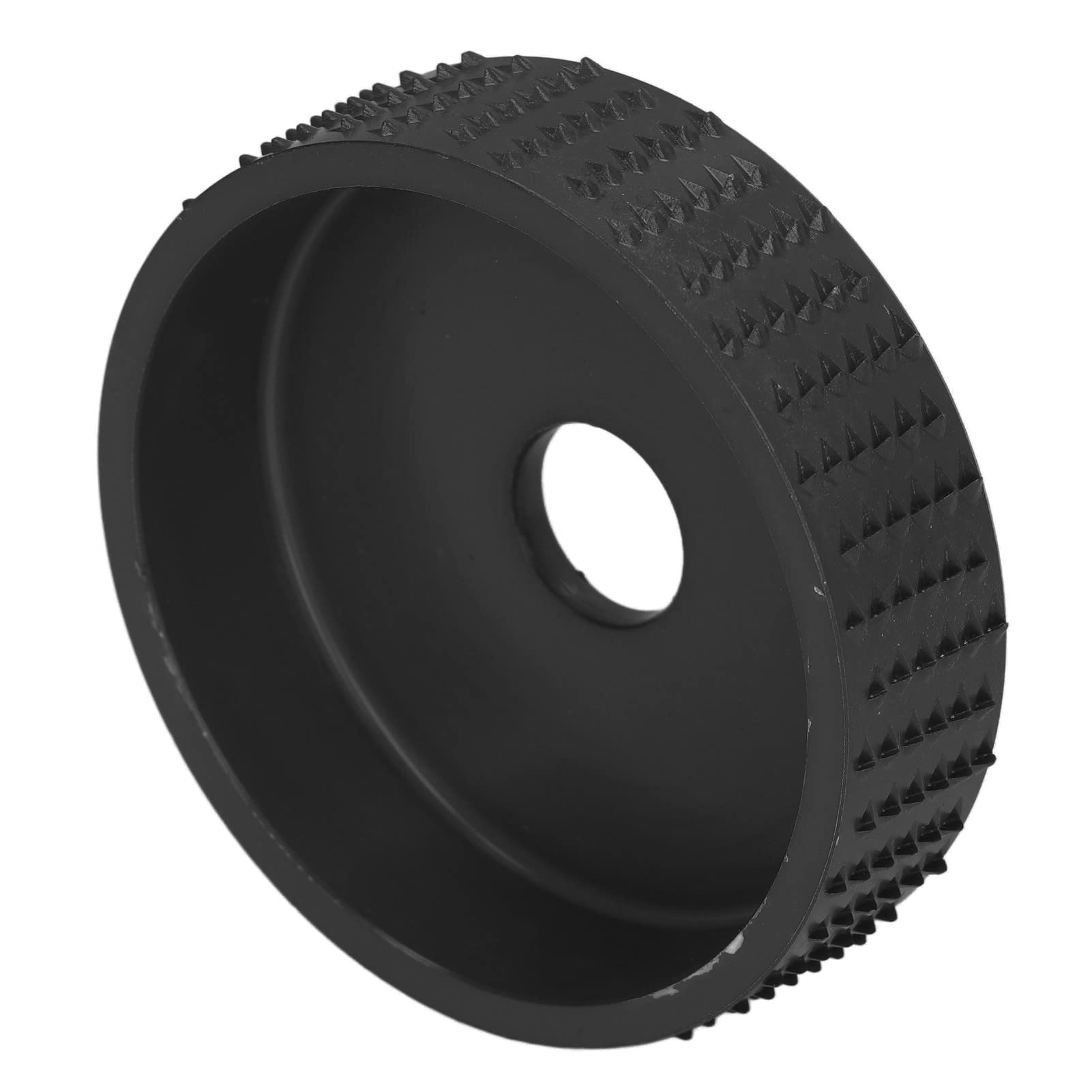 75mm Tungsten Steel Grinding Wheels - High Temperature Resistant Pointed Teeth Shaping Discs for Tea Tray, Woodworking & Metal Polishing (Black)