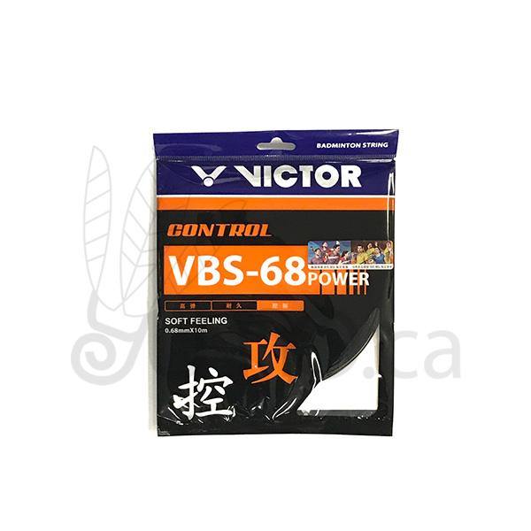 Victor VBS 68P Badminton String - High Performance, Durable Nylon String for Badminton Rackets | Perfect for Competitive Play & Training Sessions