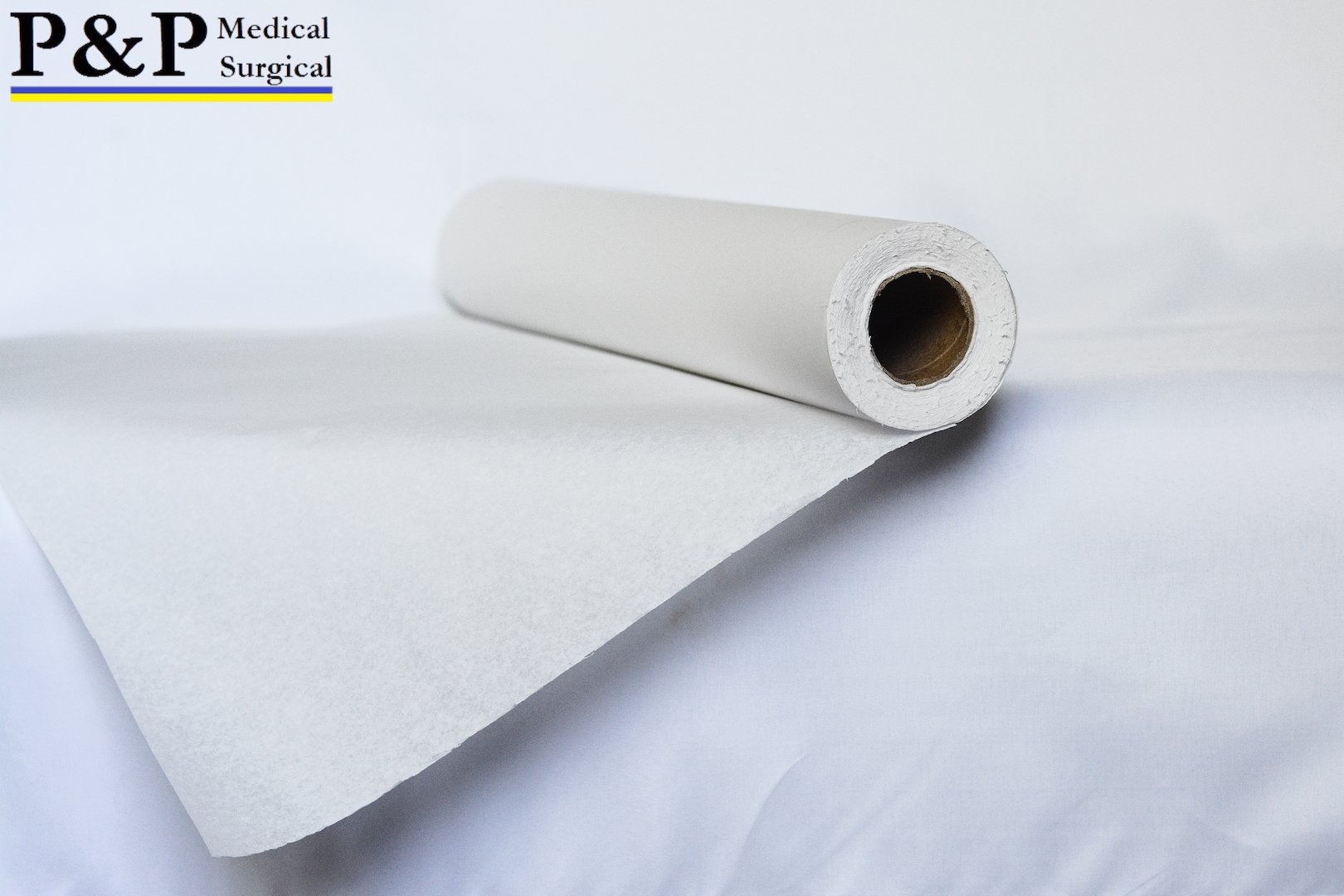 Premium Disposable Medical Exam Table Paper - White Standard Crepe, 21
