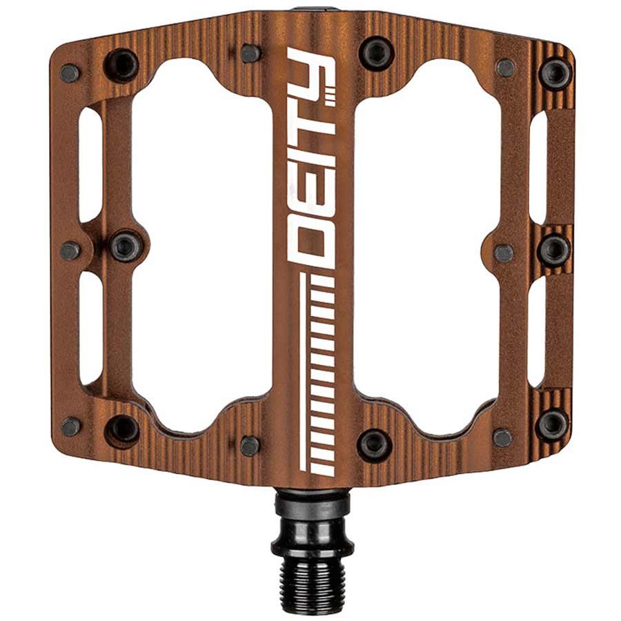 Deity Black Kat Platform Pedal - High-Performance MTB Bike Pedals for Mountain Biking & BMX - Durable & Lightweight for Trail Riding & Downhill Cycling