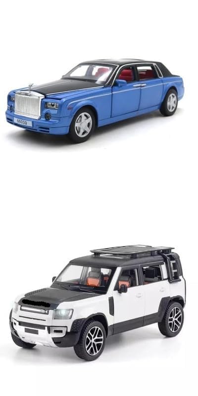 Exegi Enterprise Die Cast Pull Back Toy Cars with Blinking Lights & Simulation Sound - 5 Pack of Realistic Sedan and Jeep Models with Openable Doors - Perfect for Kids Playtime, Collectibles, and Educational Fun