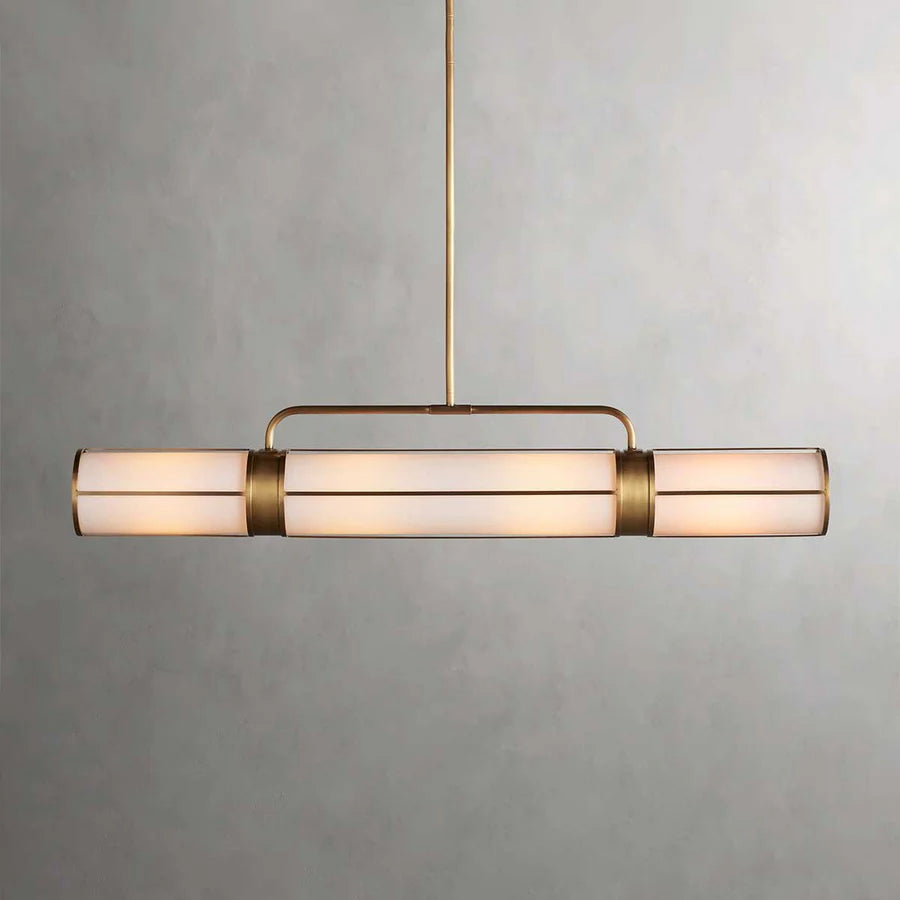 Remming Linear Pendant Light - Modern LED Hanging Fixture for Kitchen Island, Dining Room & Bedroom Lighting | Dimmable & Energy Efficient