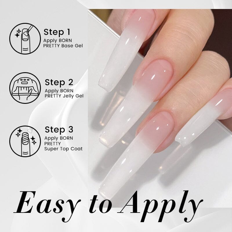 10ml Milky White Jelly Gel - Hydrating & Moisturizing for Skin Care, Perfect for Daily Use & Night Routine