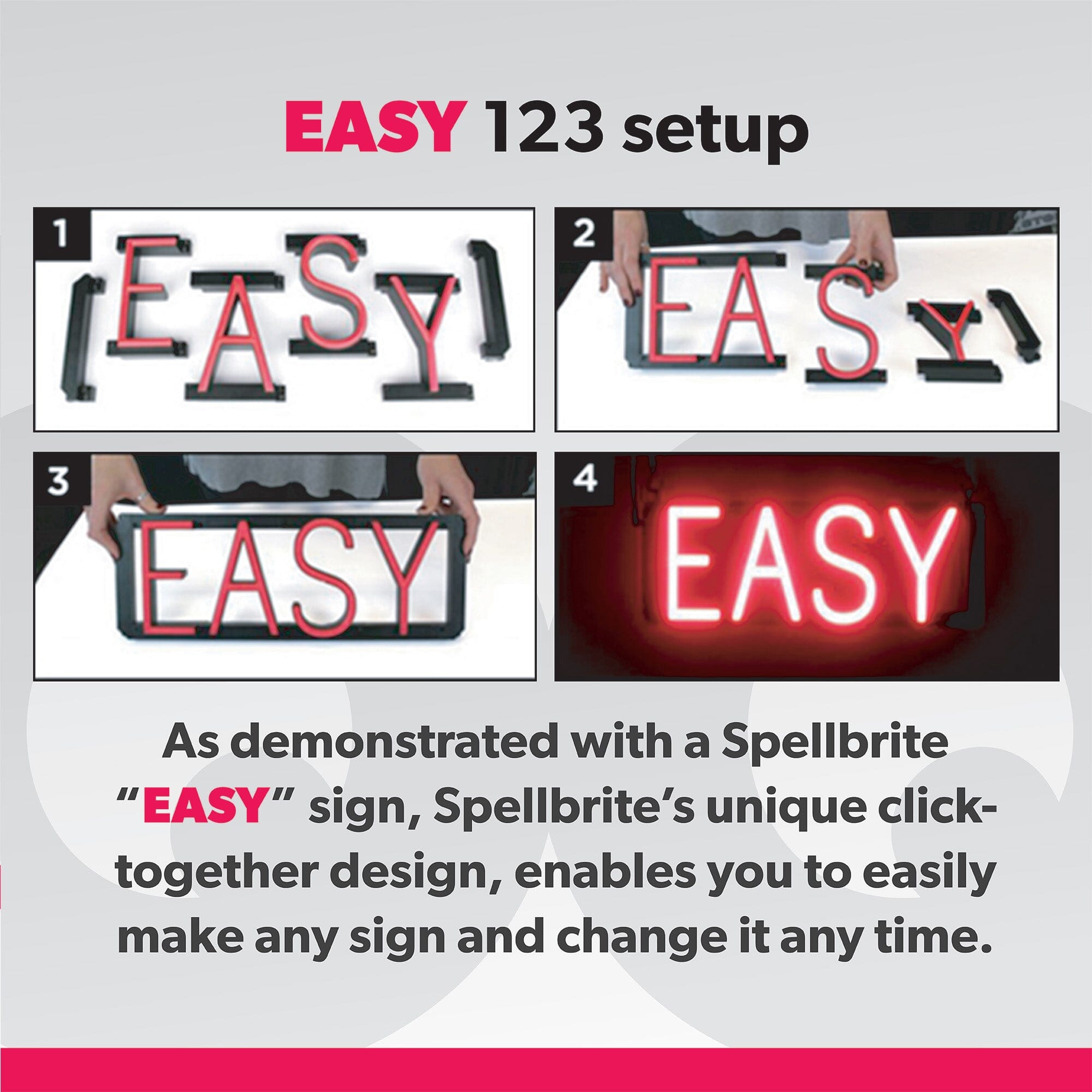 SpellBrite COME ON IN Neon LED Sign - Customizable Wall Decor for Home, Bar, Cafe & Office - Eye-Catching Welcome Sign for Indoor & Outdoor Use