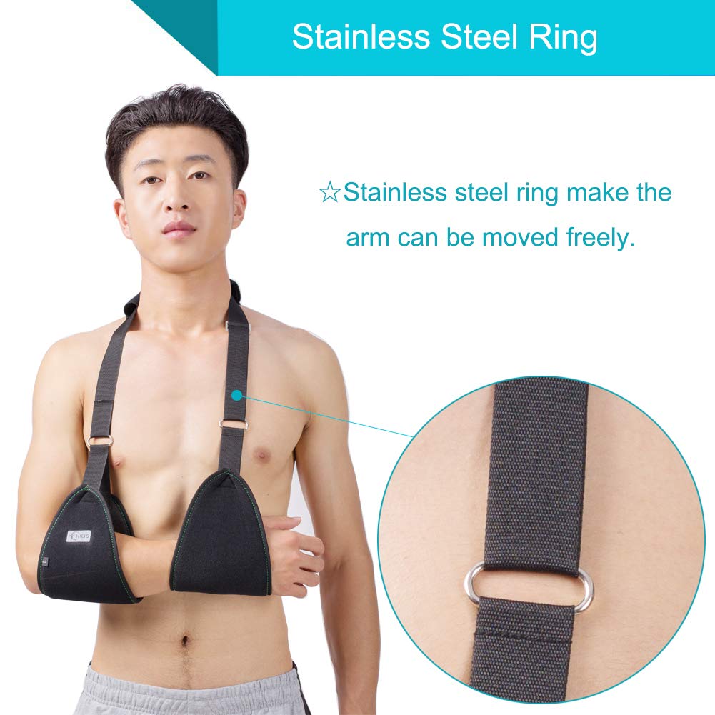 **Adjustable Triangle Arm Sling for Shoulder, Wrist & Elbow Support - Lightweight Medical Shoulder Immobilizer with Soft Padding for Broken, Fractured or Dislocated Arm - Ideal for Post-Surgery, Sports Injuries & Daily Comfort**