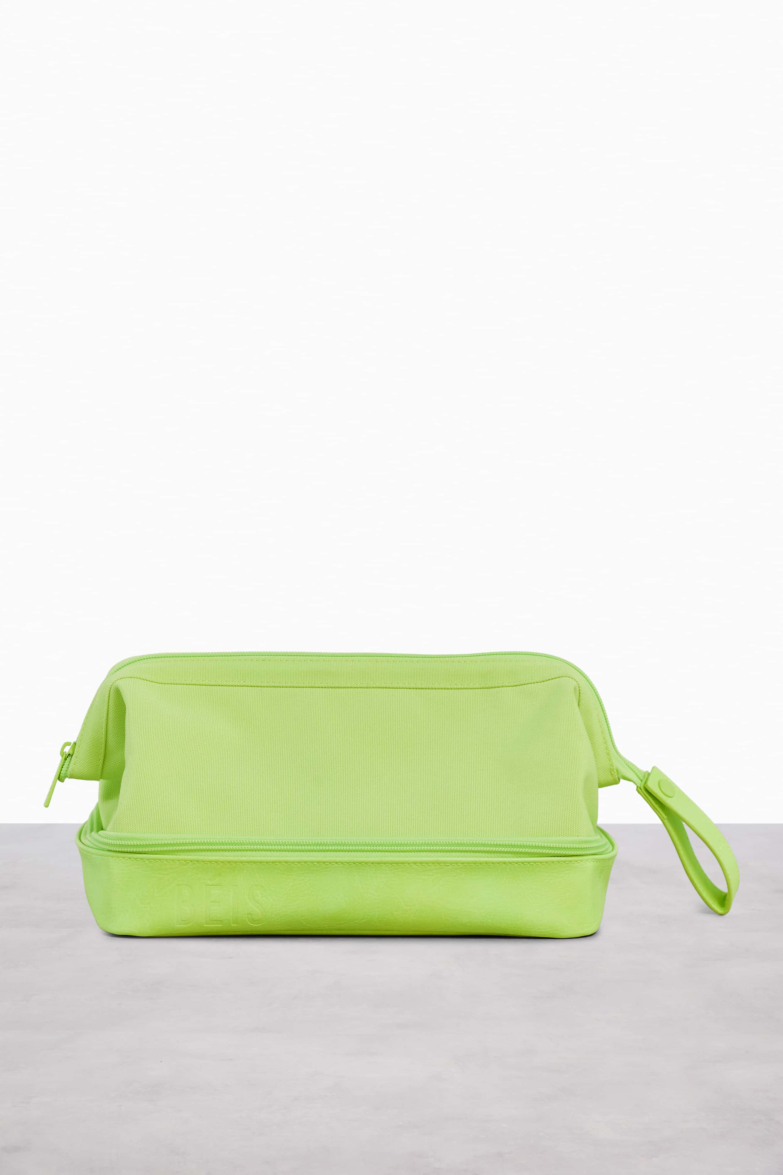 Premium Leather Dopp Kit in Citron Yellow - Travel Toiletry Bag for Men & Women - Perfect for Gym, Business Trips & Weekend Getaways