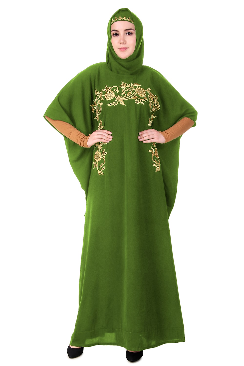 Luxury Hand Embroidered Dubai Kaftan Dress - Elegant Designer Abaya for Women | Perfect for Weddings, Parties & Special Occasions