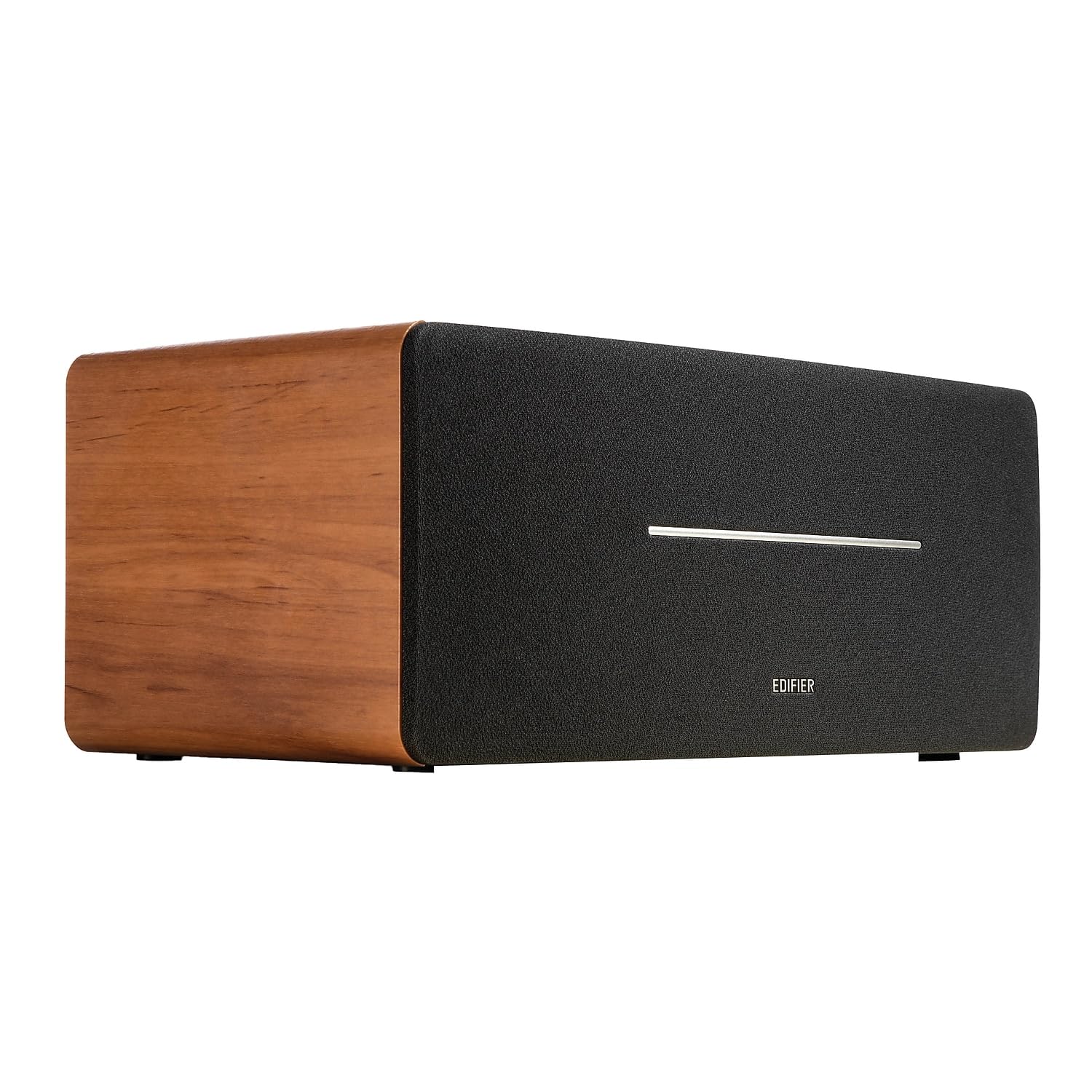 Edifier D12 Bluetooth 5.0 Computer Speakers - 70W RMS Wireless Stereo Desktop Speakers with Subwoofer Line Out, RCA & Aux Input for PC, Laptop, Monitor - Wooden Enclosure for Home Office & Gaming Setup