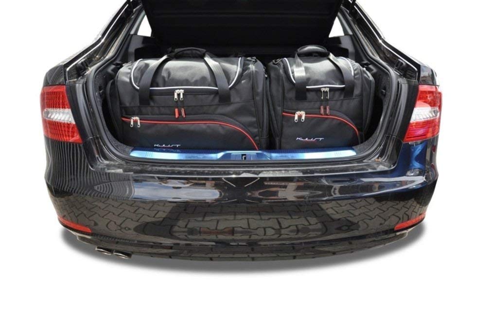 Car-Fit-Bags for Skoda Superb Sedan II (2008-2015) - Waterproof Car Storage Organizers | Perfect for Road Trips, Camping & Travel Accessories