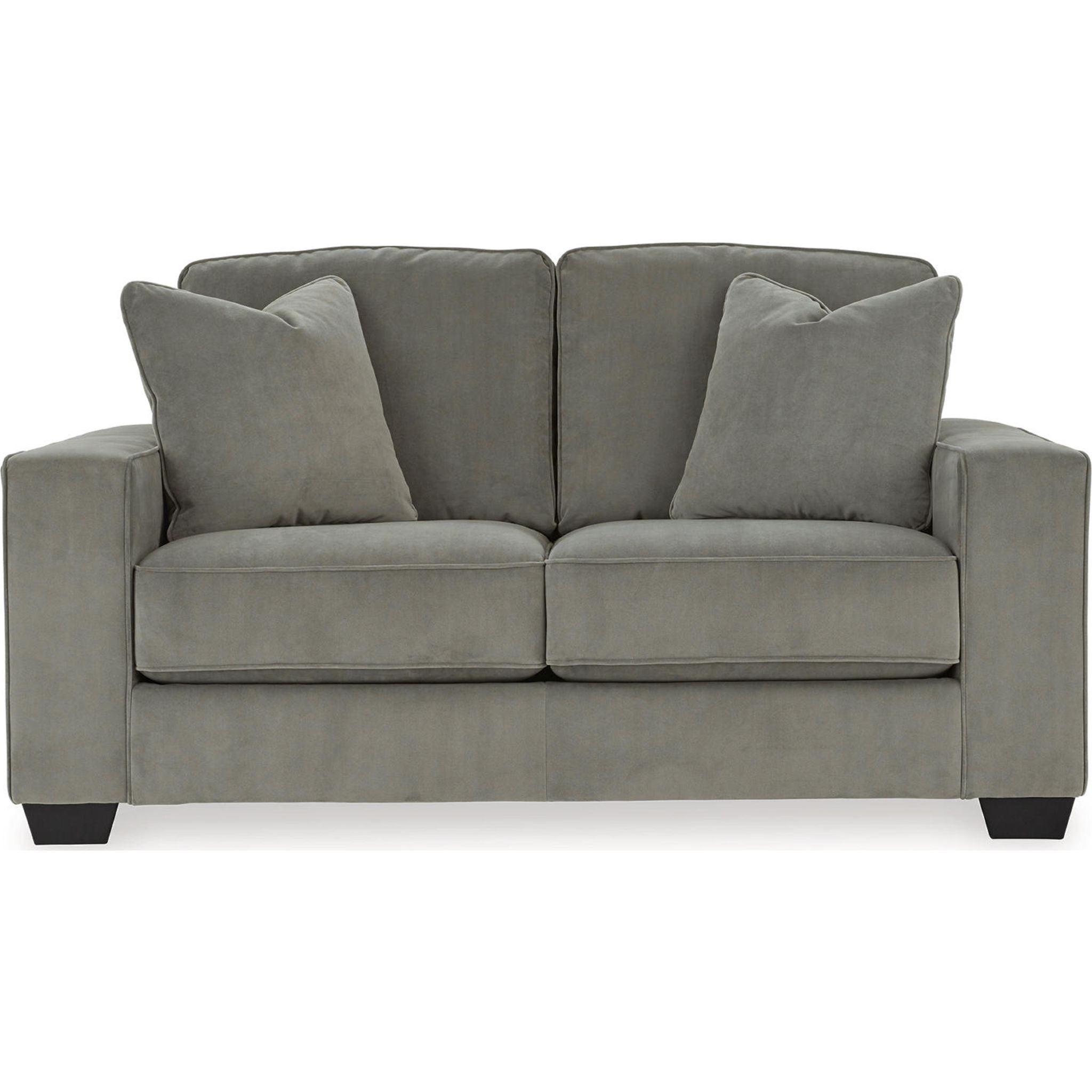 Angleton Loveseat in Sandstone - Comfortable 2-Seater Sofa for Living Room, Lounge & Small Spaces