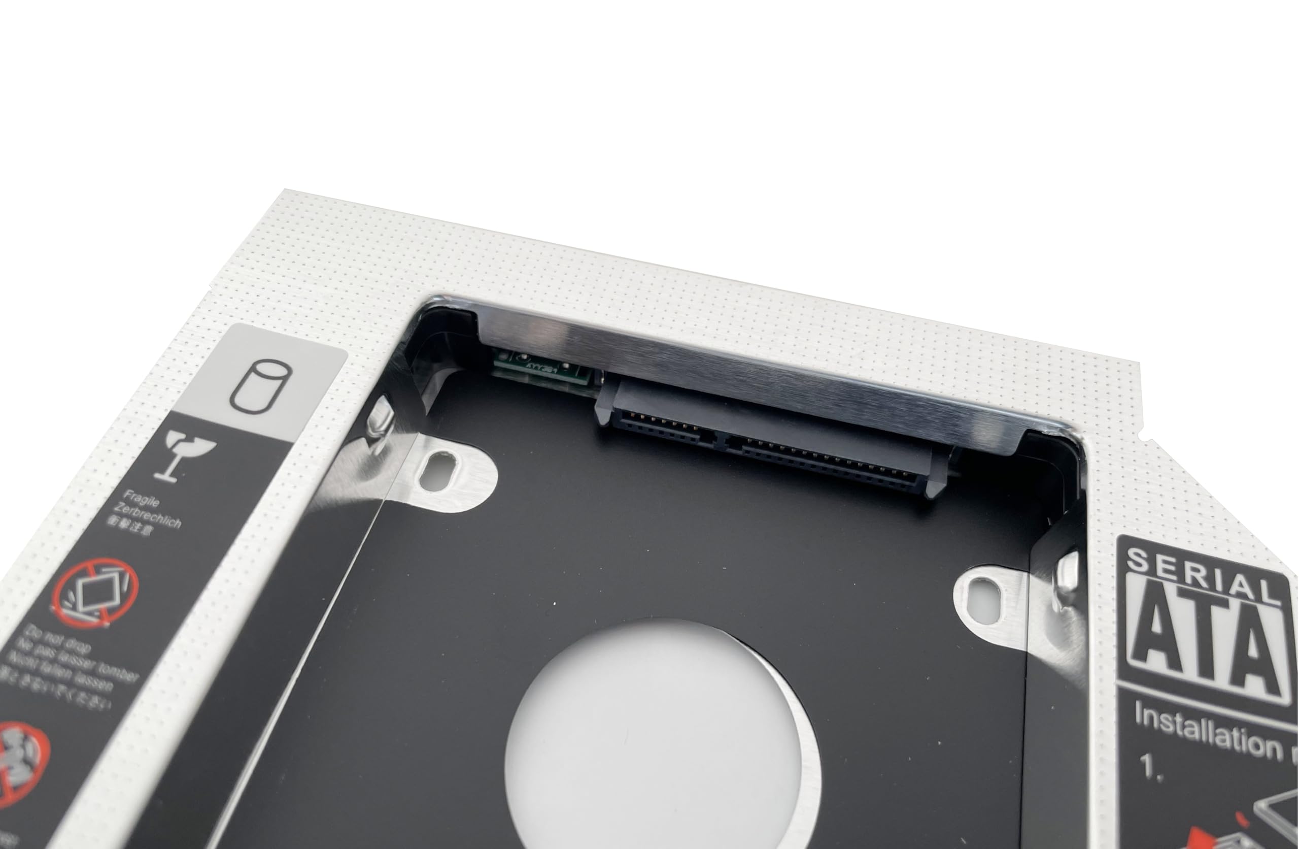 DY-tech 2nd SSD HDD Hard Drive Caddy Tray for Lenovo IdeaPad G430 G460 G470 G530 G550 G560 G570 Laptops - Upgrade Storage with Optical Bay Replacement (Perfect for Gaming, Work & Data Backup)