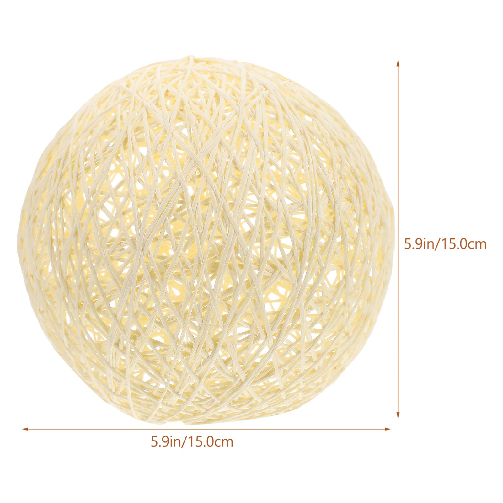 Zerodeko Takraw Drum Pendant Light Fixture - Rustic Hanging Lamp & Table Lamp with Glass Globe Shade - Vintage Japanese Washi Paper Design for Living Room, Bedroom, and Dining Room Lighting