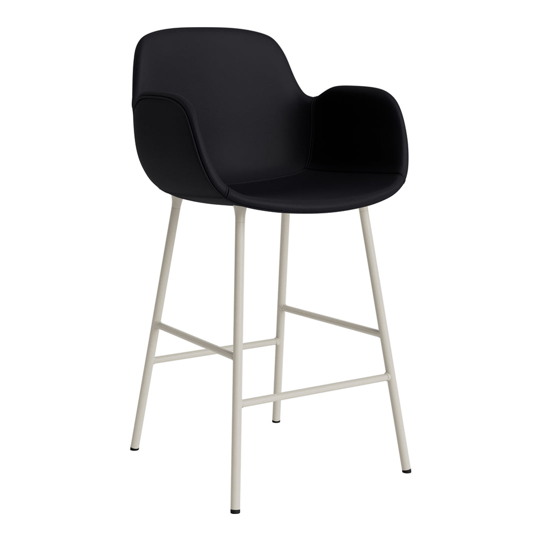Stylish Fully Upholstered Form Counter Armchair - Perfect for Kitchen Islands, Breakfast Bars & Home Dining Areas