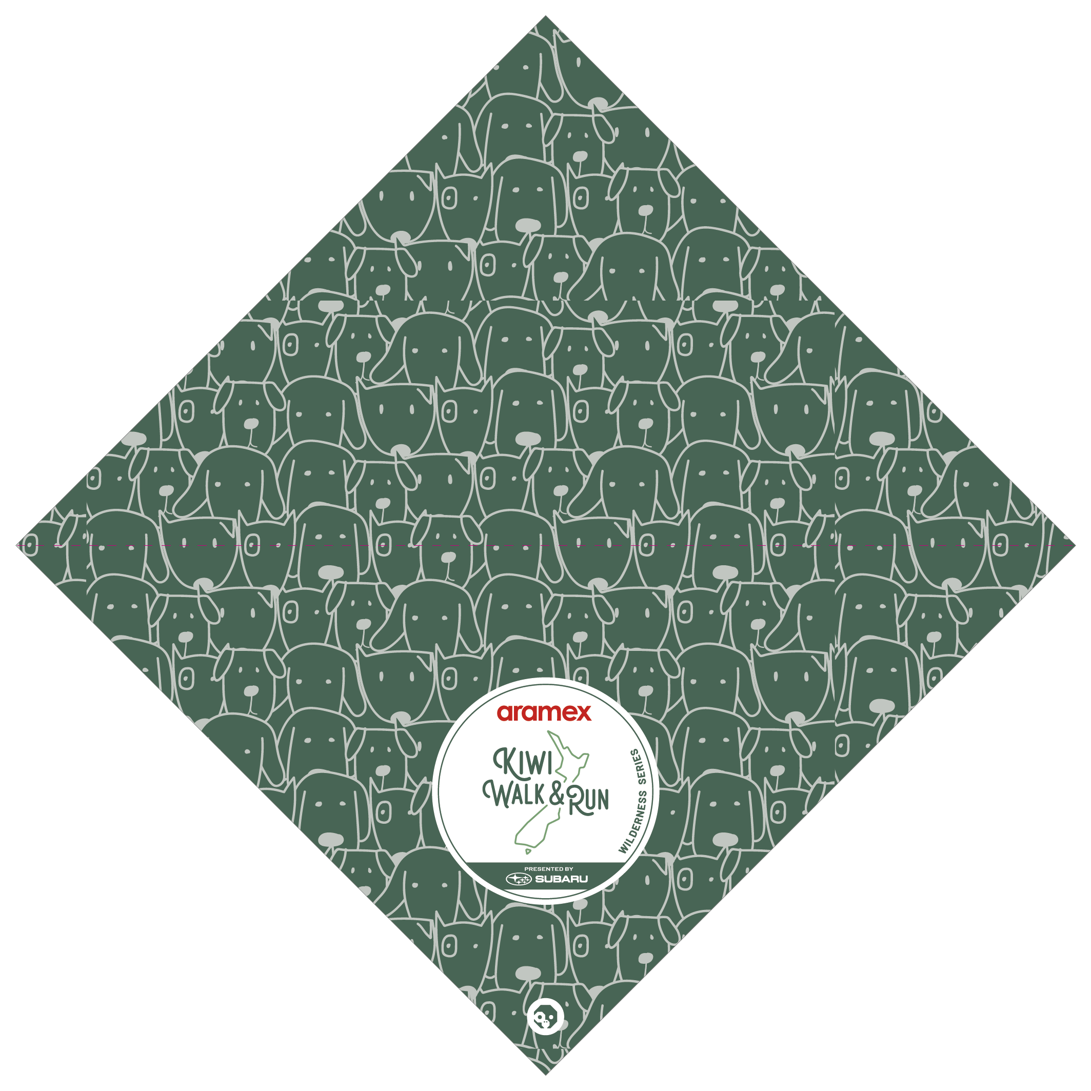 Premium Dog Bandana - Soft & Stylish Green Pet Bandana for Small & Large Dogs - Perfect for Holidays, Photos & Daily Walks