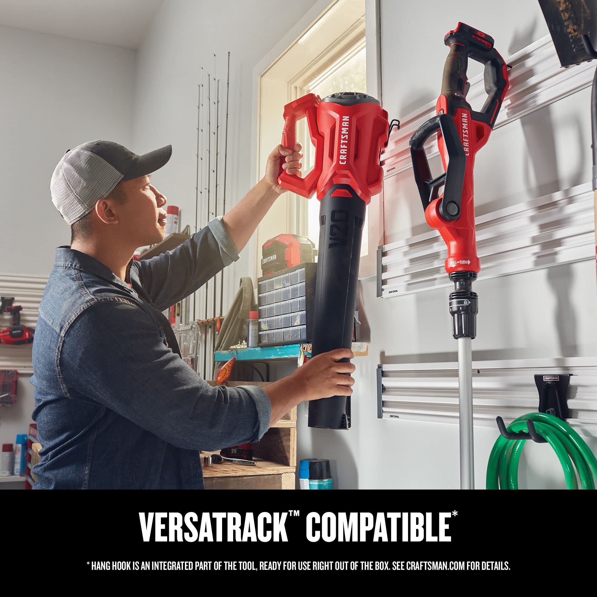 CRAFTSMAN V20 RP Cordless Leaf Blower - 110 MPH High Power, Brushless Motor, 5.0Ah Battery & Charger Included (CMCBL730P1) - Perfect for Yard Cleanup, Driveway Clearing & Outdoor Maintenance
