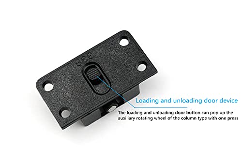 Sliding Cabinet Door Hardware Kit - Silent Pulley System for Closet Doors, Wardrobe & Sliding Doors | Smooth Gliding & Noise-Free Operation for Bedroom, Walk-in Closet & Home Organization