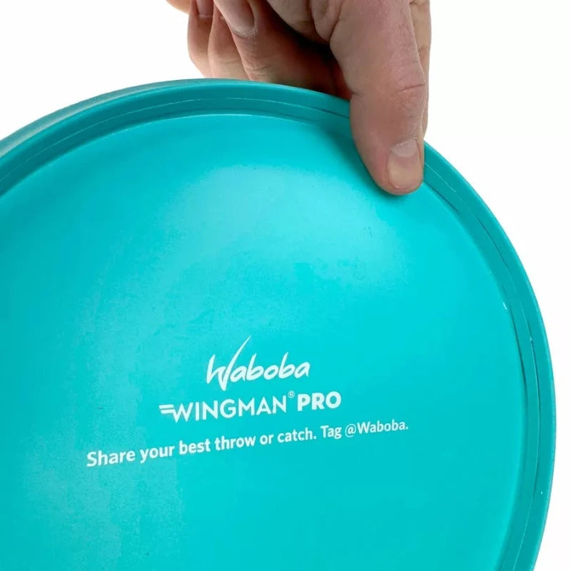 Waboba Wingman Pro Flying Silicone Disc - Outdoor Sports Frisbee for Beach, Park & Backyard Fun - Perfect for Family Games, Dog Fetch & Summer Activities