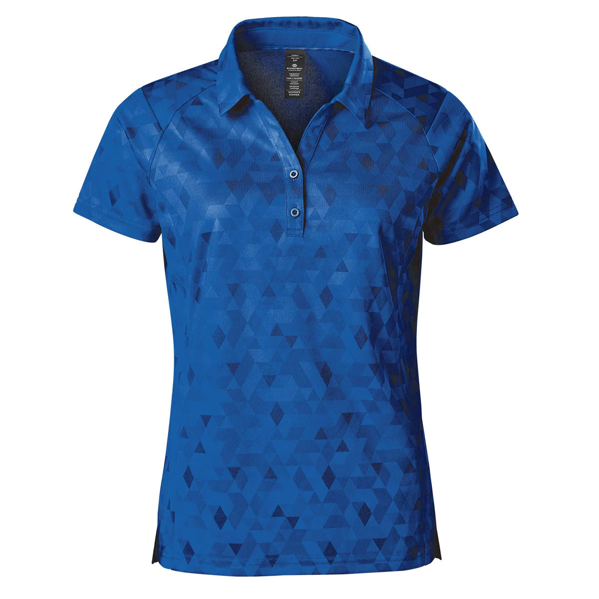 Stormtech Women's Collared T-Shirt - Moisture Wicking Quick Dry Performance Shirt [Blue] DXP 3W - Perfect for Golf, Travel & Outdoor Activities