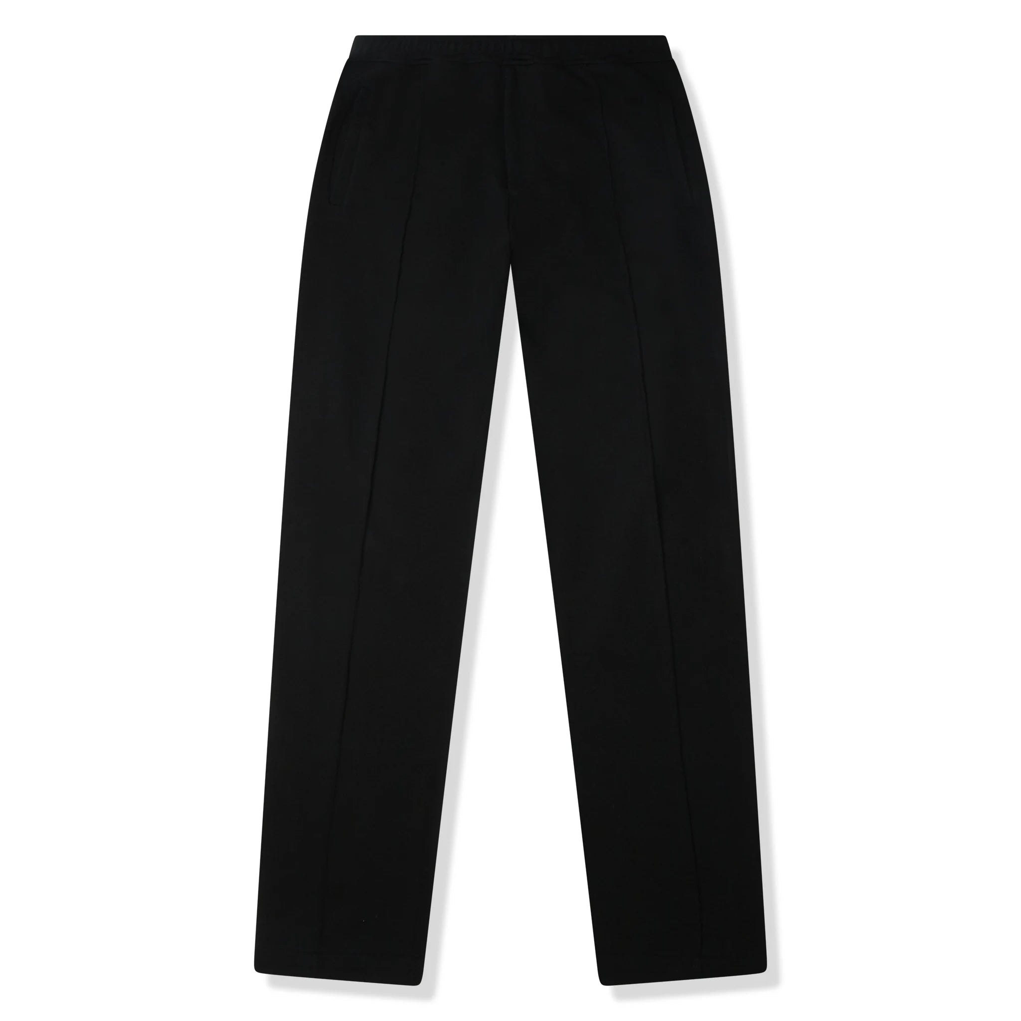 Authentic Pre-Owned Fendi FF Side Stripe Pintuck Black Sweatpants | Luxury Designer Joggers for Women | Perfect for Casual Outings & Lounge Wear