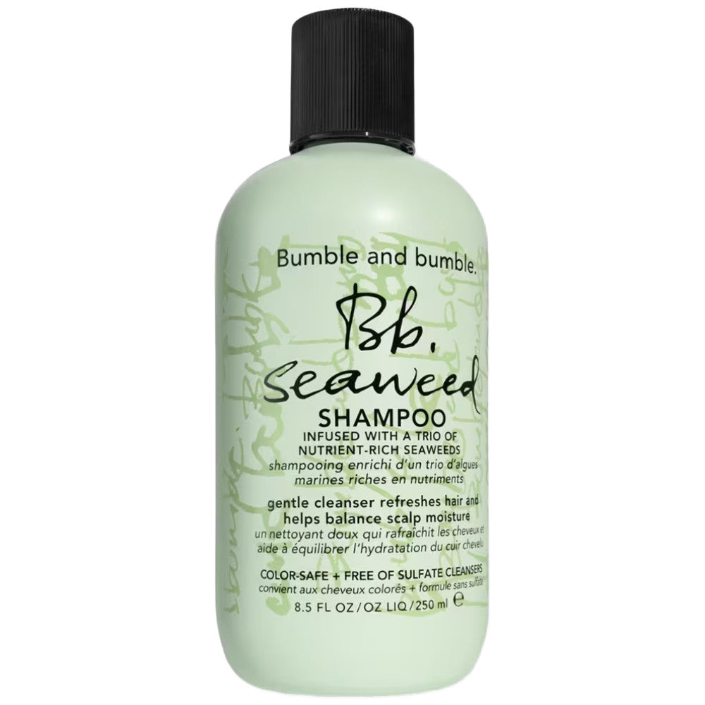 Bumble and Bumble Seaweed Shampoo 8.5 oz - Volumizing & Clarifying Shampoo for Fine Hair - Sulfate-Free & Vegan Formula - Perfect for Daily Use & Scalp Refresh