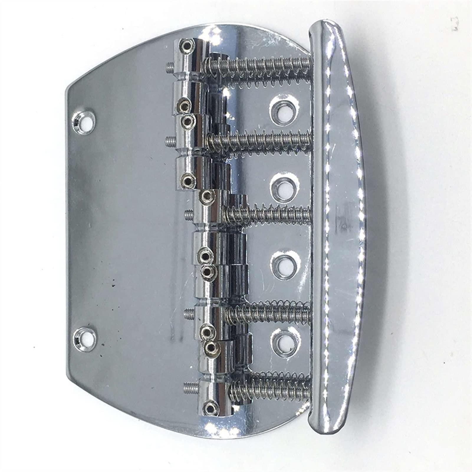 5 Strings Semi-Circular Guitar Bass Bridge - Fixed Tailpiece Saddle for Electric Guitar Parts | Perfect for DIY Guitar Repair & Replacement