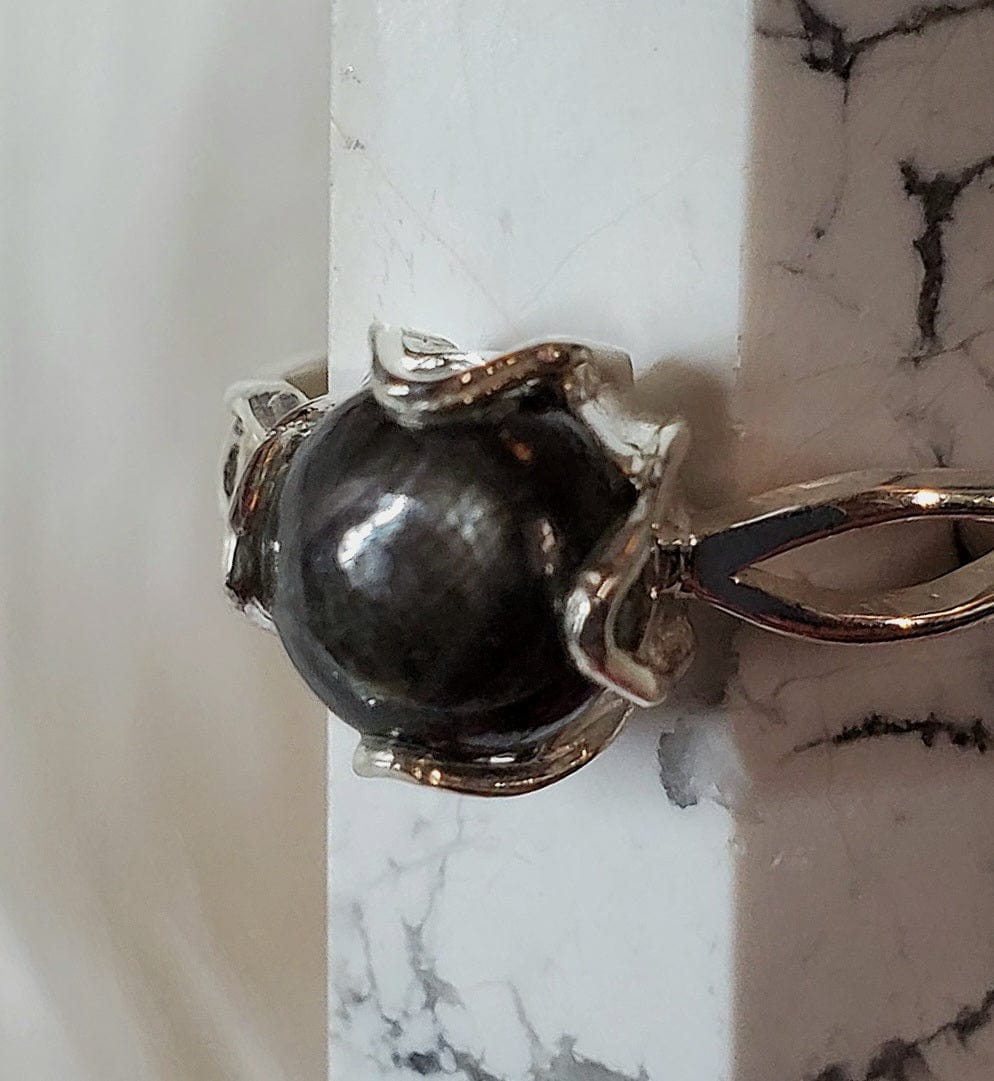 Exquisite Canadian Sapphire Ring in .925 Sterling Silver - Size 7.5 - Perfect for Engagement, Anniversary & Special Occasions