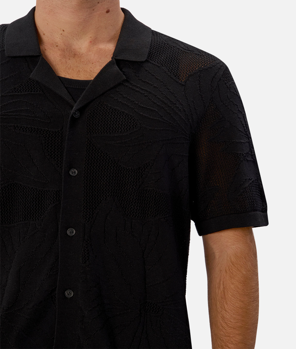 Alejandro Short Sleeve Shirt for Men - Premium Black Cotton Casual Button Down Shirt | Perfect for Summer Outfits, Office Wear & Casual Dates