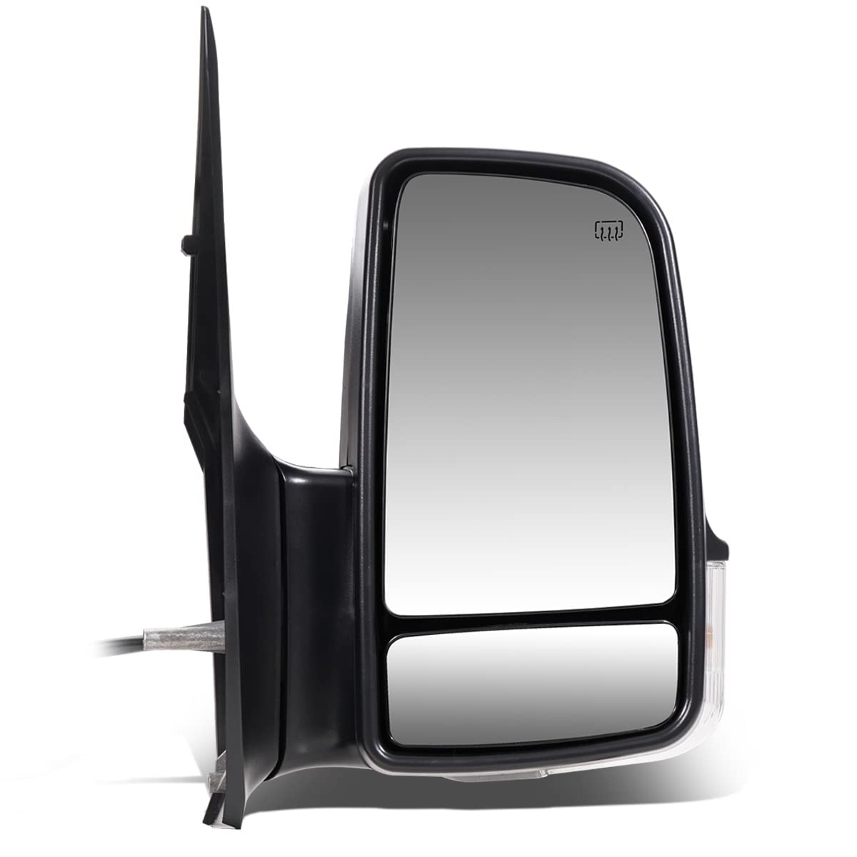 DNA Motoring OEM-MR-MB1321114 Heated Power Side Mirror with Turn Signal & Blind Spot Glass - Compatible with 2006-2014 Mercedes-Benz Sprinter - Perfect for Winter Driving & Enhanced Safety