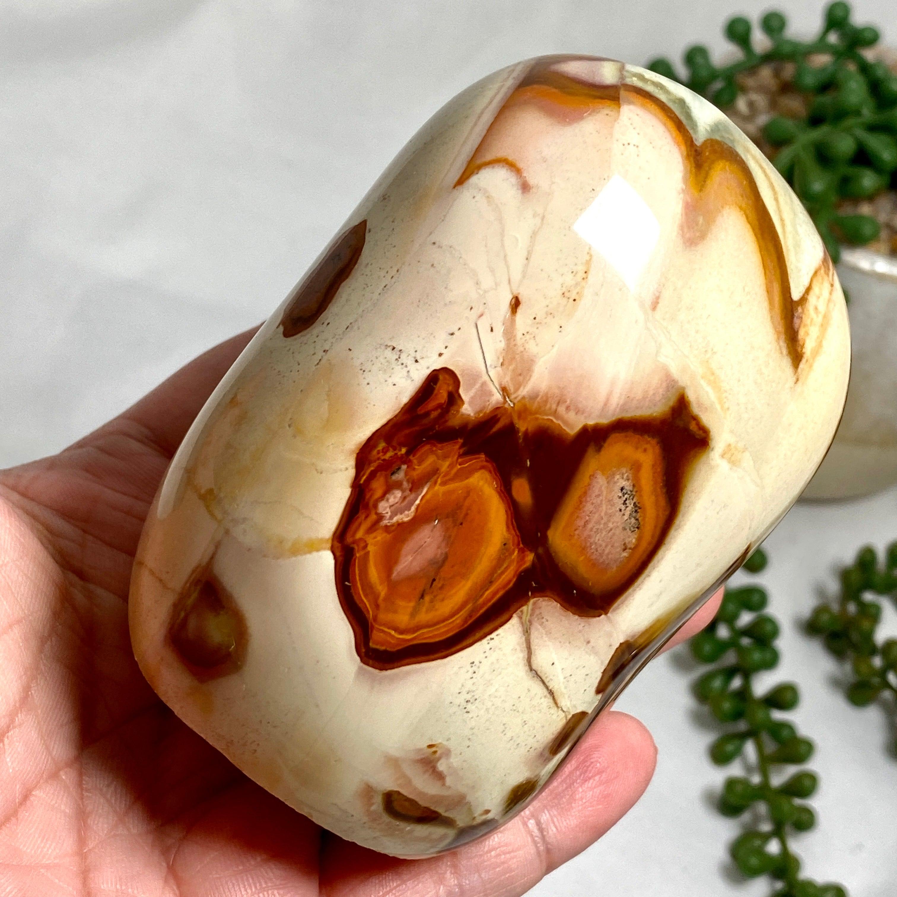CR3068 Polychrome Jasper Freeform - 650g Natural Stone for Jewelry Making, Crystal Healing & Home Decor