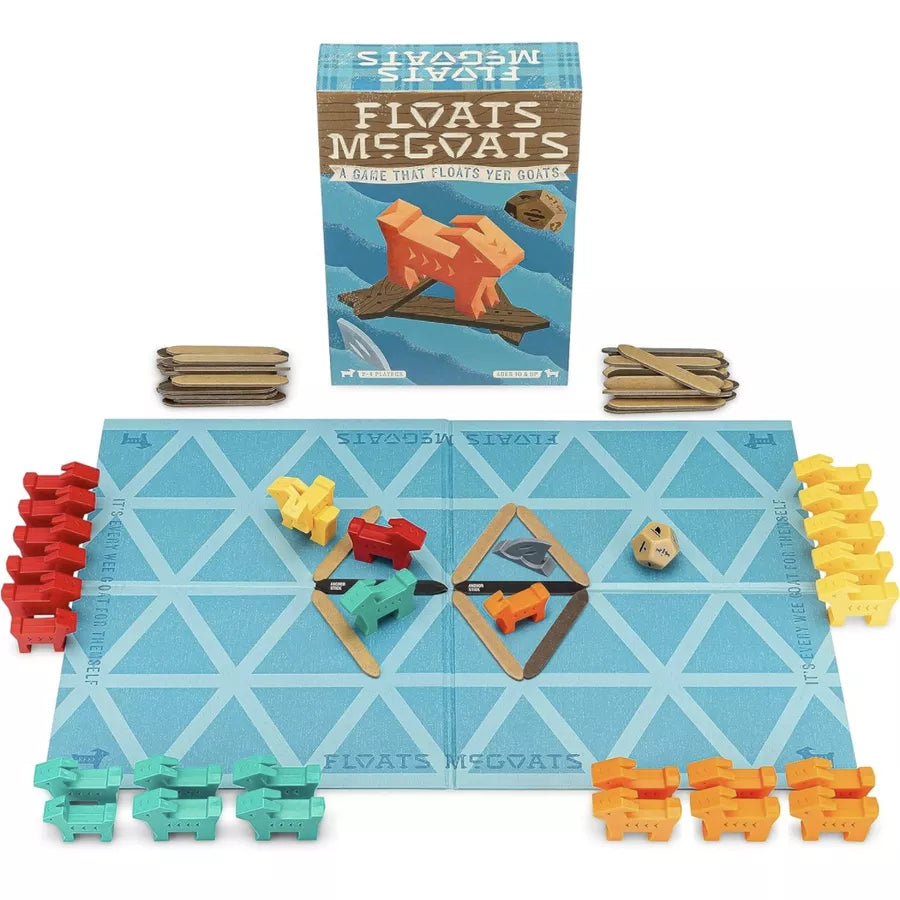 Floats Mcgoats - Premium Floating Pool Lounger for Summer Relaxation | Perfect for Pool, Beach, Lake & Backyard Use