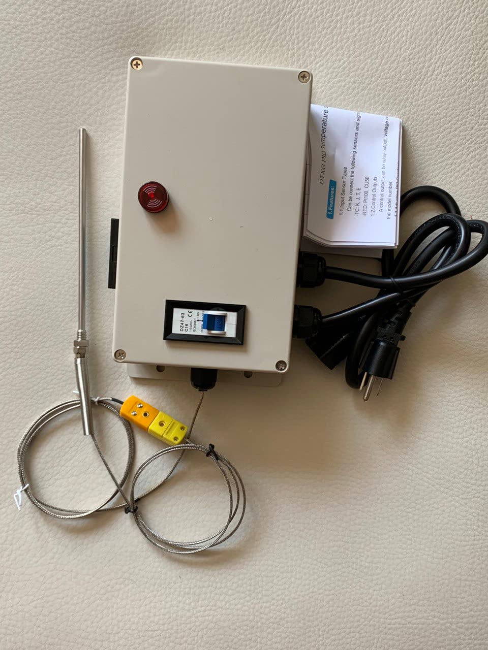 Thermomart Plug & Play PID Temperature Controller Box with SSR Output & 6