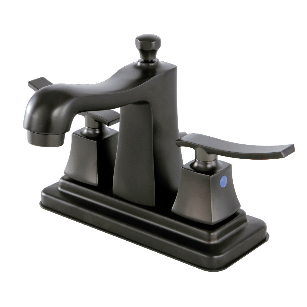 Kingston Brass FB4645JQL 4-Inch Centerset Bathroom Faucet - Modern Water-Saving Design for Bathroom Sink, Vanity, and Powder Room (Oil-Rubbed Bronze Finish)