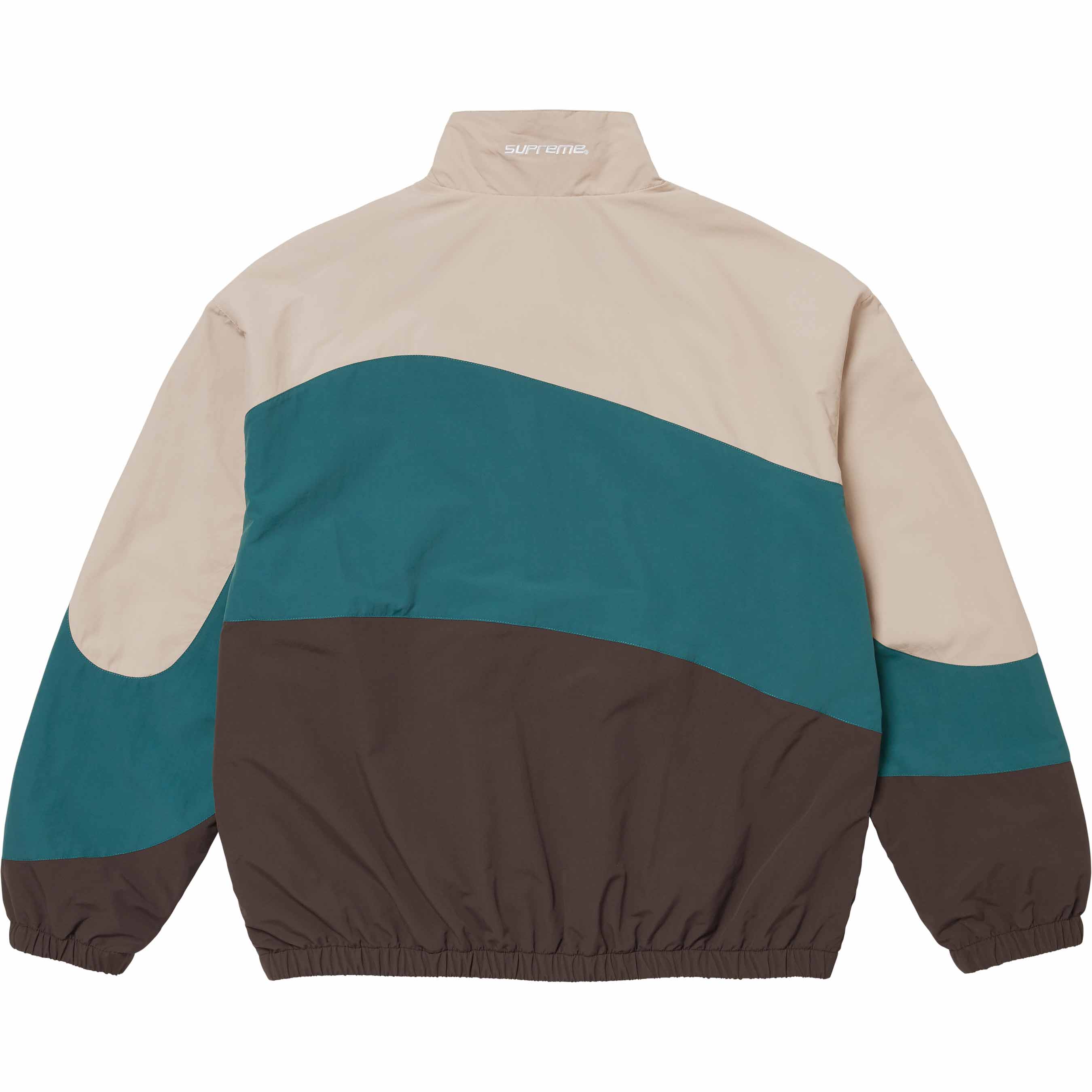 Supreme Curve Track Jacket for Men & Women - Brown Athletic Running Jacket - Lightweight Windbreaker for Outdoor Sports & Casual Wear