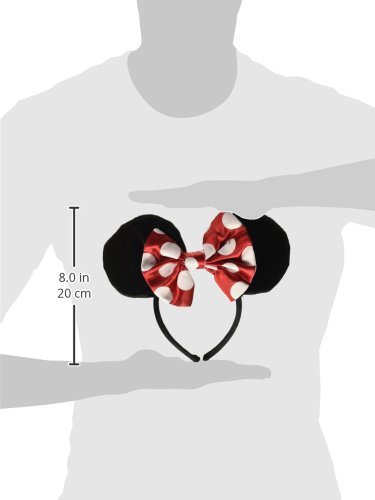 Disney Minnie Mouse Ears Headband for Girls - Cute Hair Accessory for Disney Theme Parks, Costume Parties & Dress Up Play