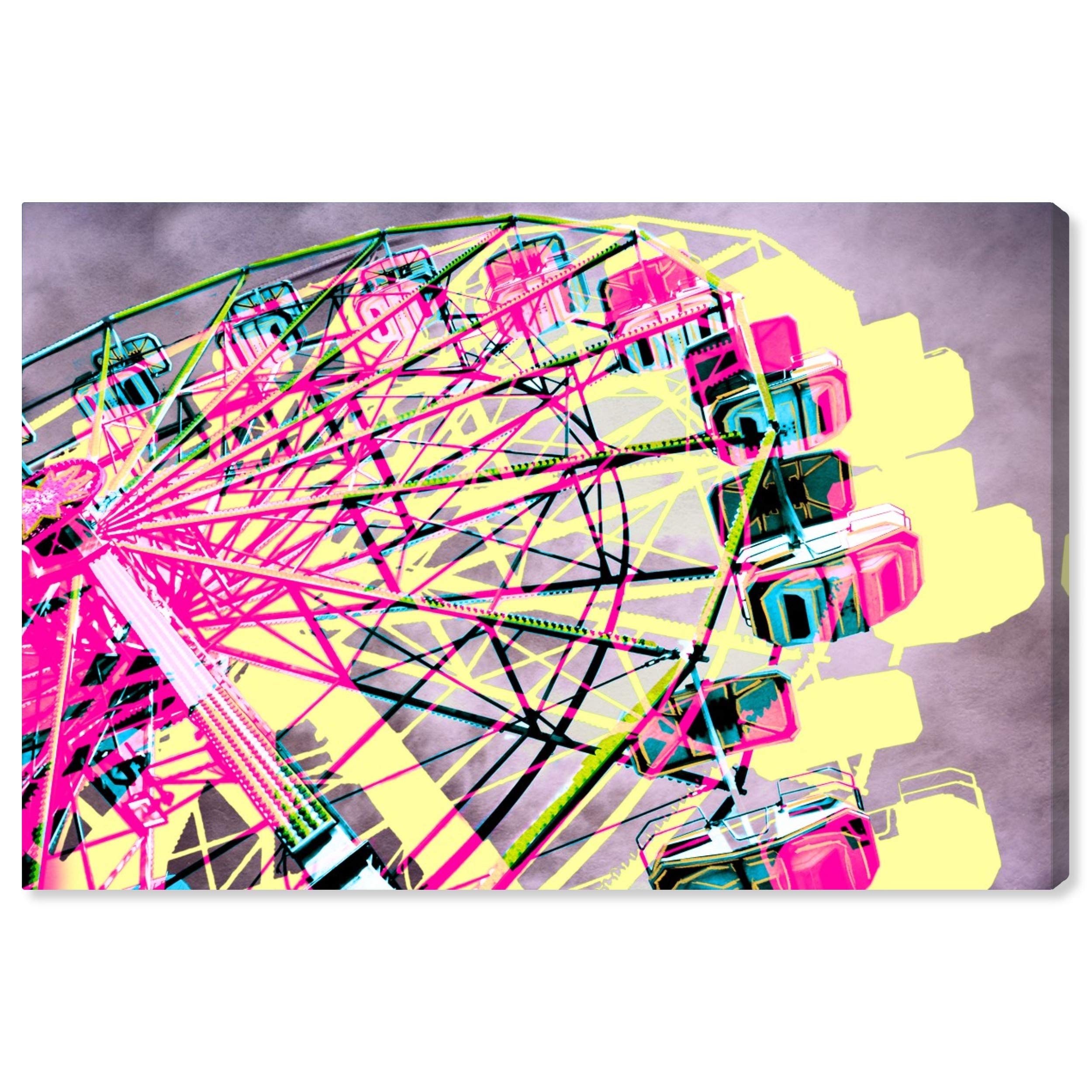 Oliver Gal Artist Co. 'Ferris Wheel' Wall Art Canvas Print - 36