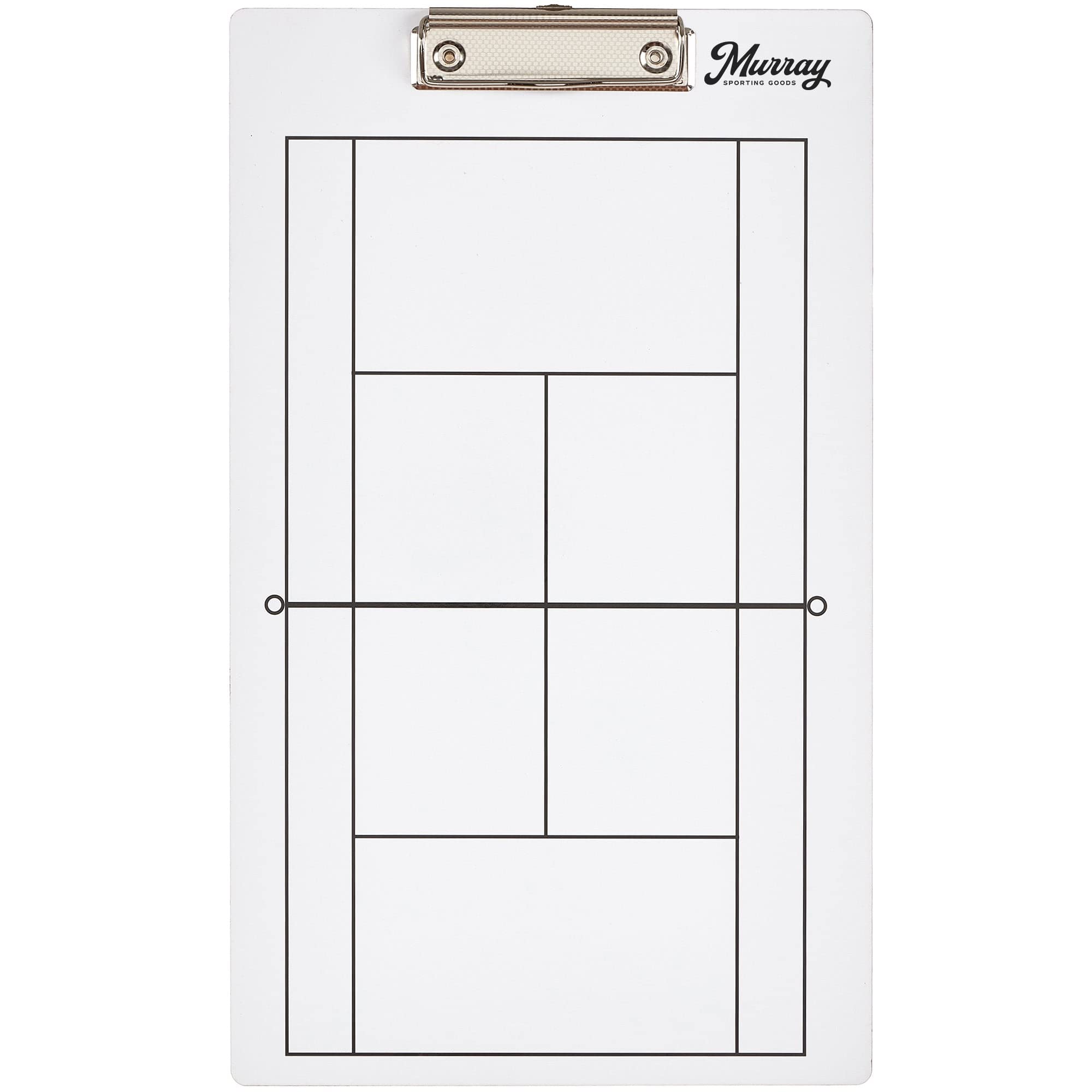 Murray Dry Erase Coaches Clipboard - Double-Sided Whiteboard for Football, Basketball & Sports Coaching | Portable Playbook Clipboard for Practice, Games & Team Strategy Sessions