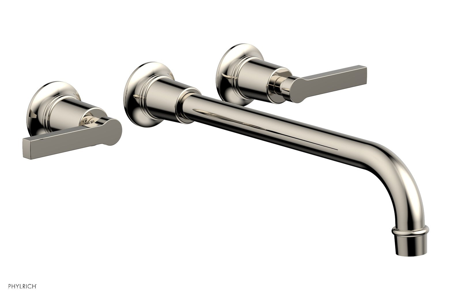 HEX MODERN Wall Mounted Lavatory Faucet Set with 12