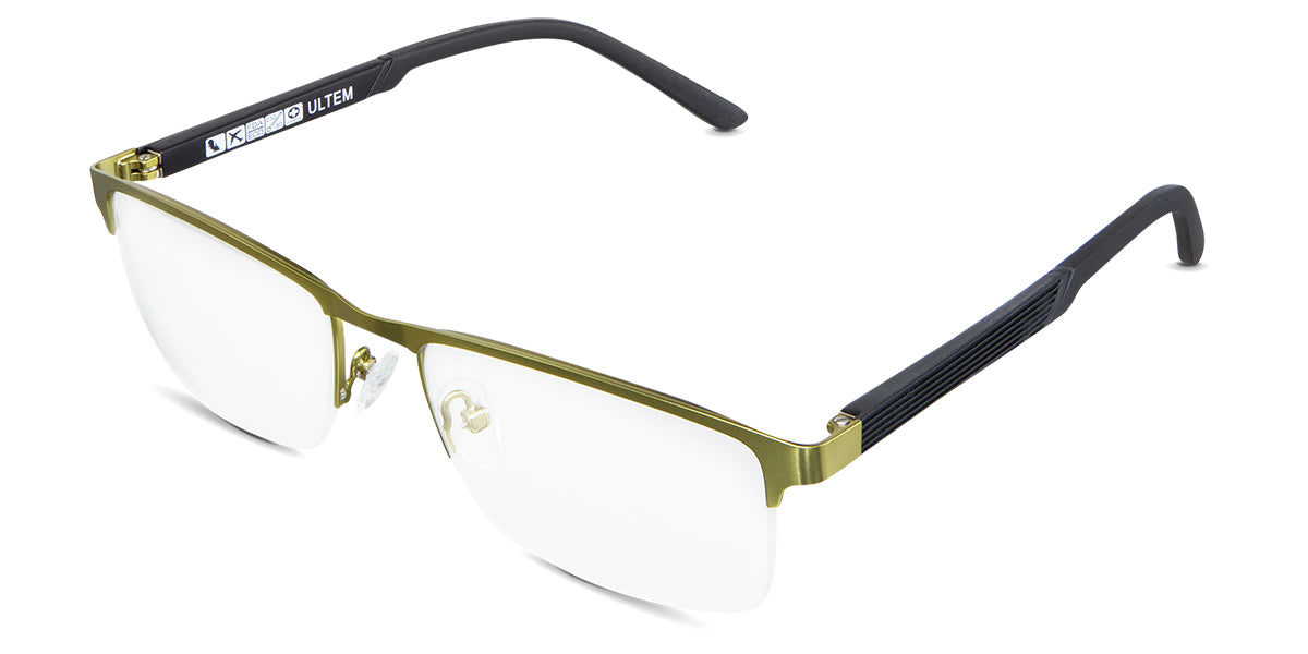 Colson Men's Prescription Eyeglasses - Lightweight Comfortable Glasses for Reading & Computer Use - Perfect for Office, Driving & Daily Wear