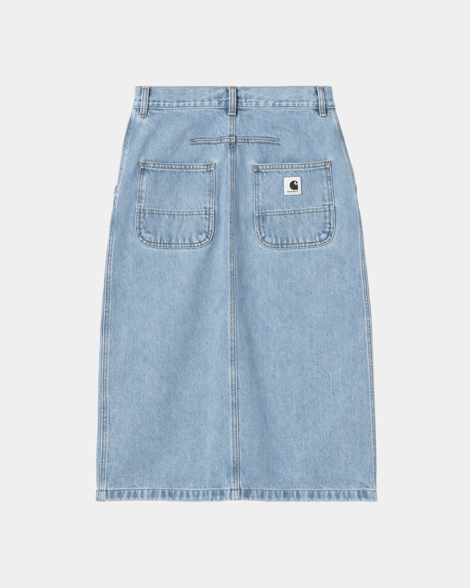 Colby Skirt - Women's Denim A-Line Skirt in Vintage Blue Stone Washed | Casual Outfit, Summer Dress, Boho Chic Style
