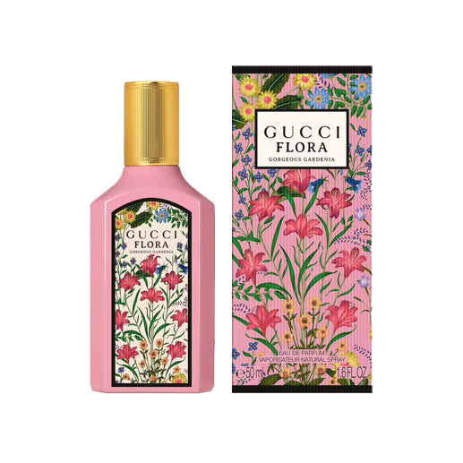 Gucci Flora Gorgeous Gardenia 50ml Eau de Parfum for Women - Floral Fragrance for Date Night & Special Occasions