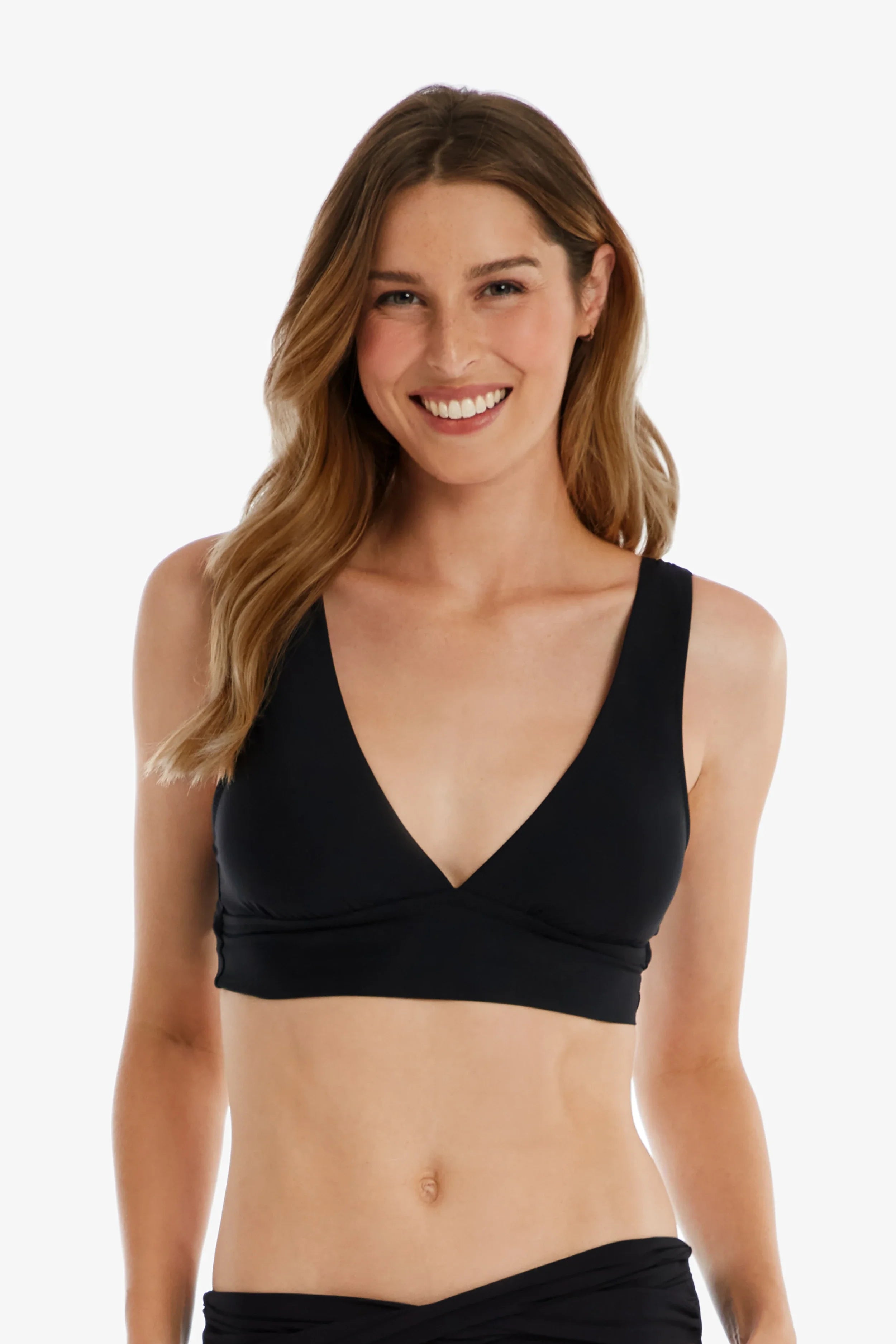 Solstice Bra - Comfortable Wireless Lace Bralette for Women | Black | Perfect for Yoga, Lounge & Everyday Wear
