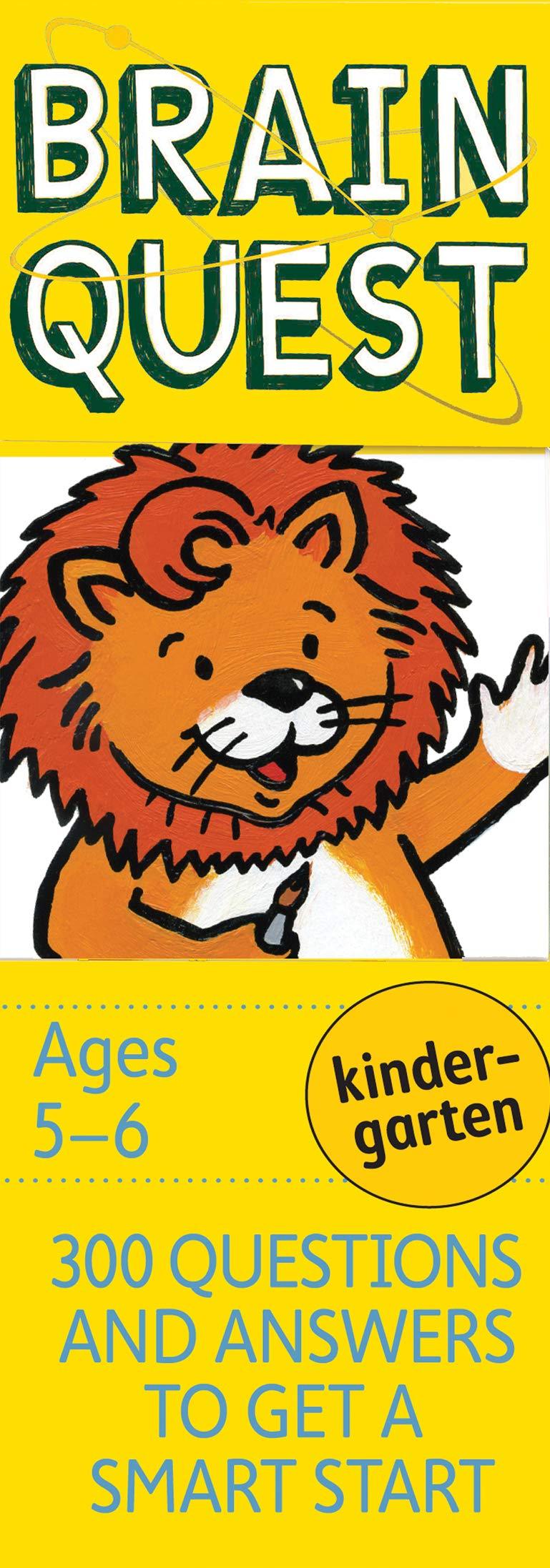 Brain Quest Kindergarten Workbook Ages 5-6: 300 Fun Educational Questions & Answers for Smart Start (Revised 4th Edition) - Perfect for Homeschooling & Early Learning Activities